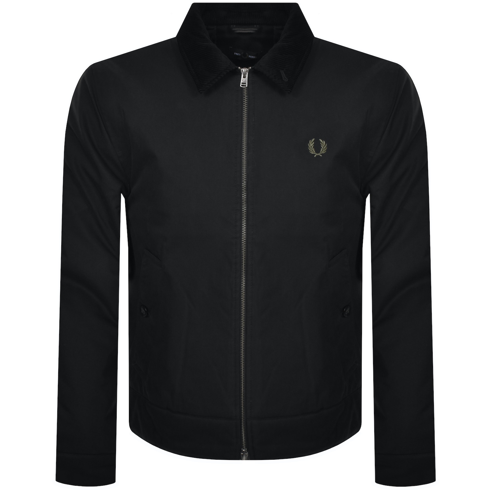 Shop Fred Perry The Caban Jacket Black