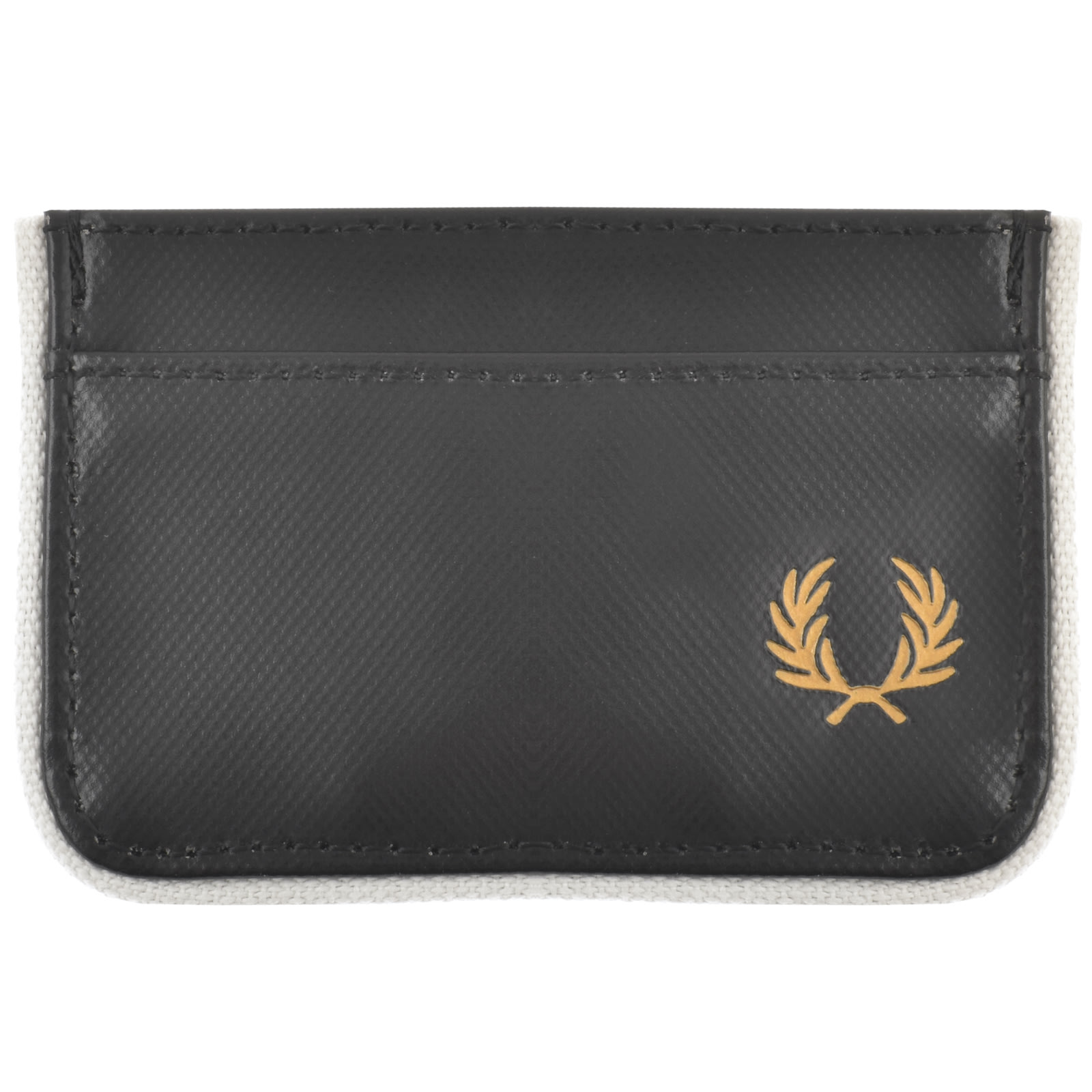 Shop Fred Perry Coated Card Holder Black