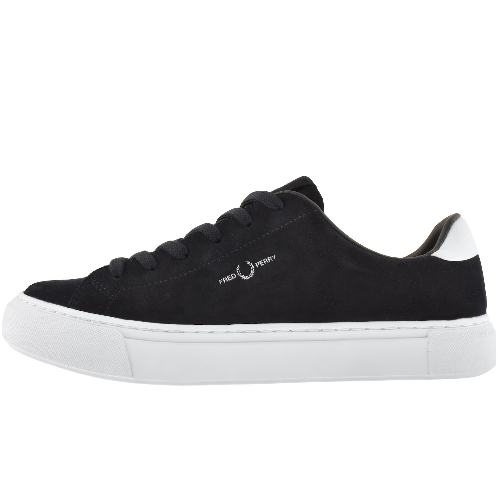 Shop Fred Perry B71 Suede Trainers Navy