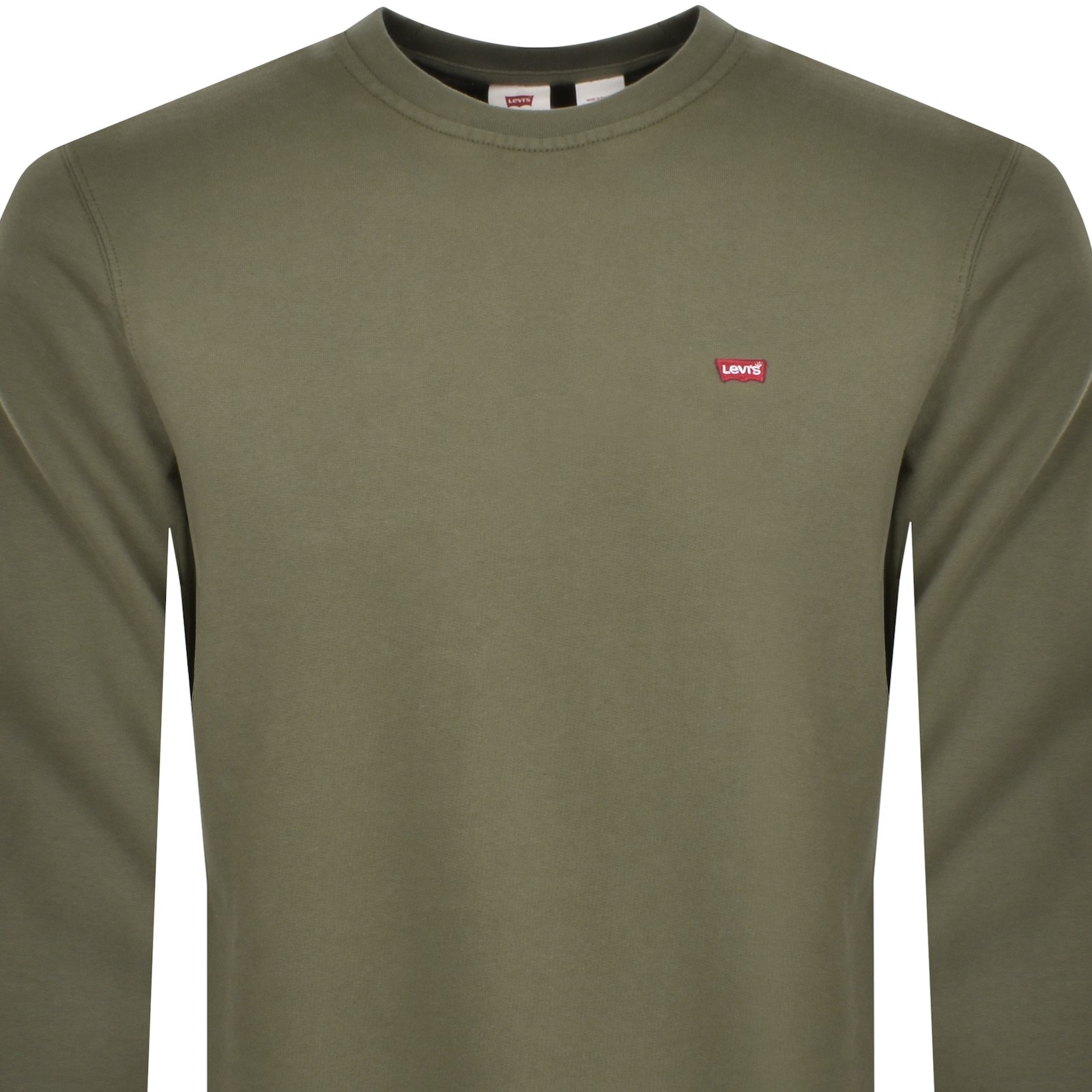 Shop Levi's Levis Original Crew Neck Sweatshirt Green