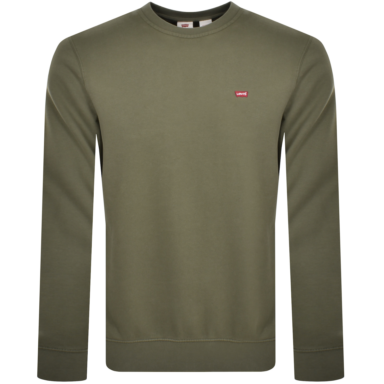 Shop Levi's Levis Original Crew Neck Sweatshirt Green