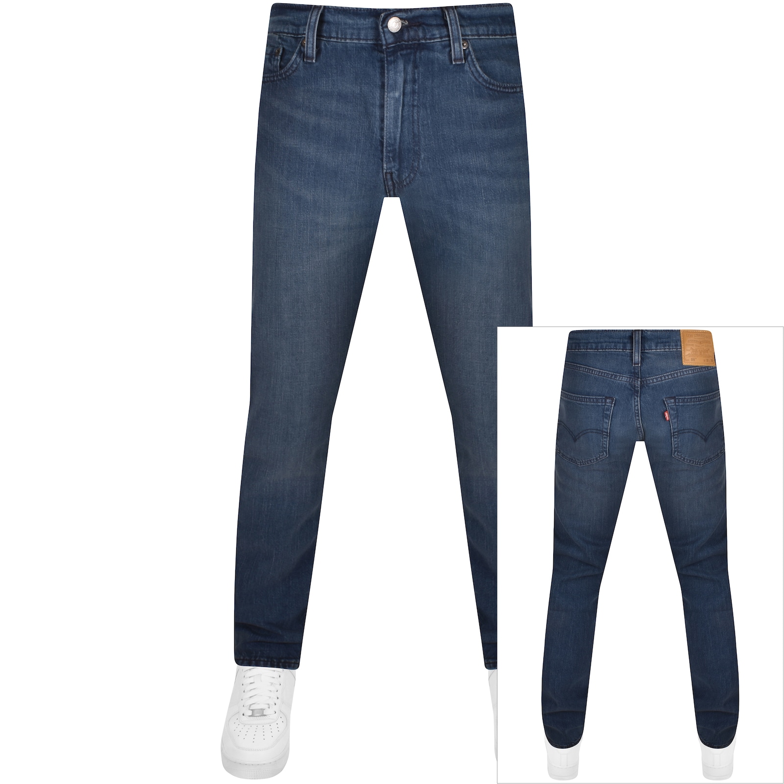 Shop Levi's Levis 511 Slim Fit Jeans Mid Wash Blue