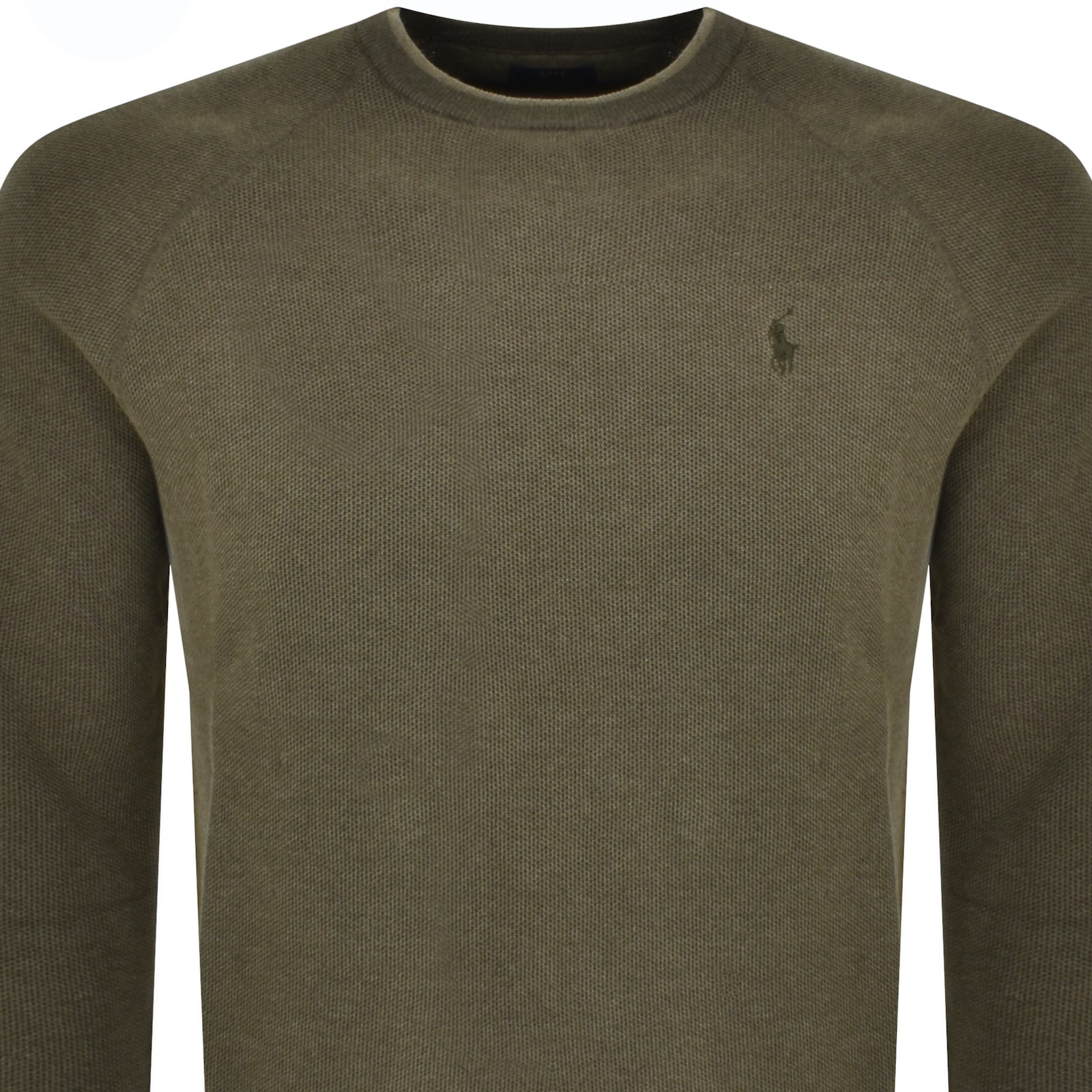 Shop Ralph Lauren Crew Neck Knit Jumper Green