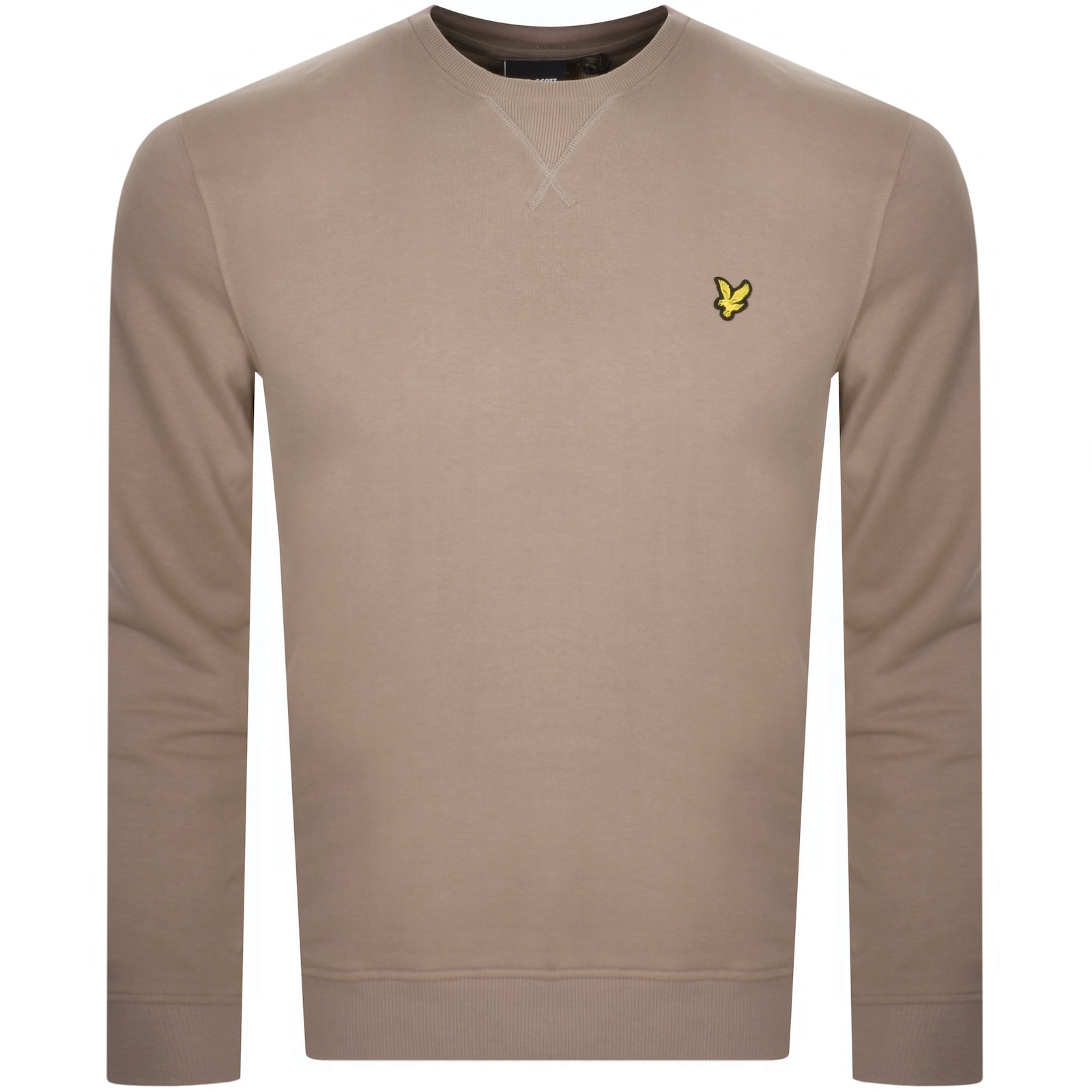 Shop Lyle & Scott Lyle And Scott Crew Neck Sweatshirt Brown