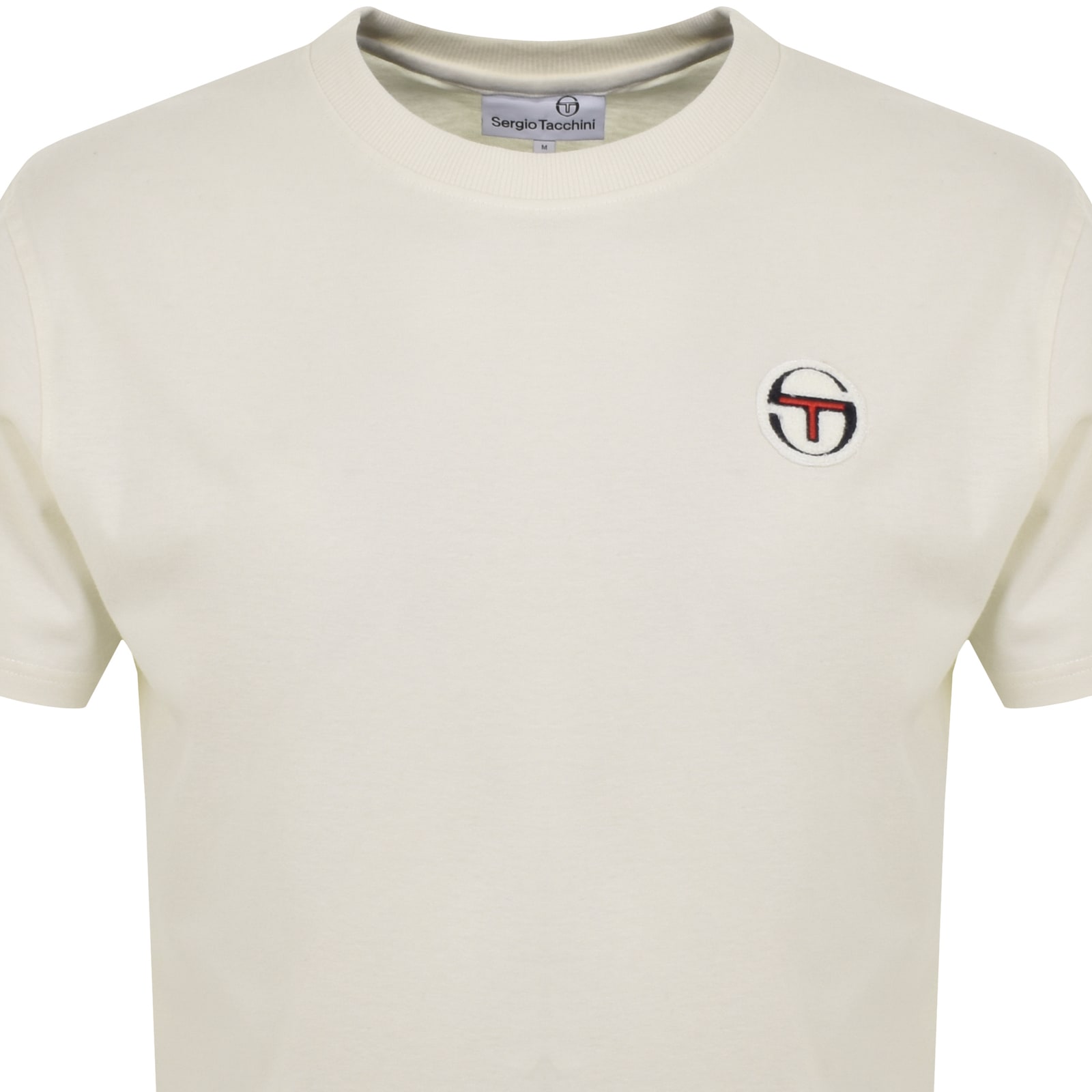 Shop Sergio Tacchini Vines T Shirt Cream