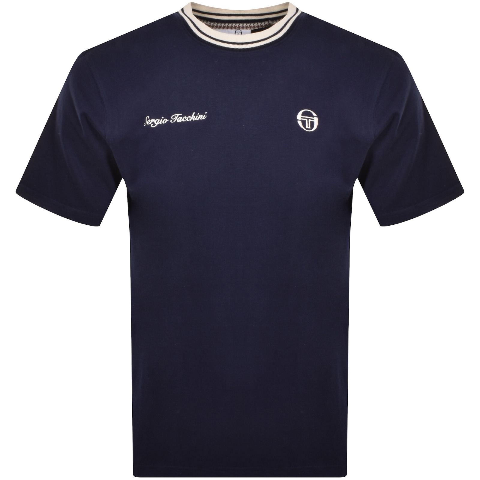 Shop Sergio Tacchini Gobert T Shirt Navy