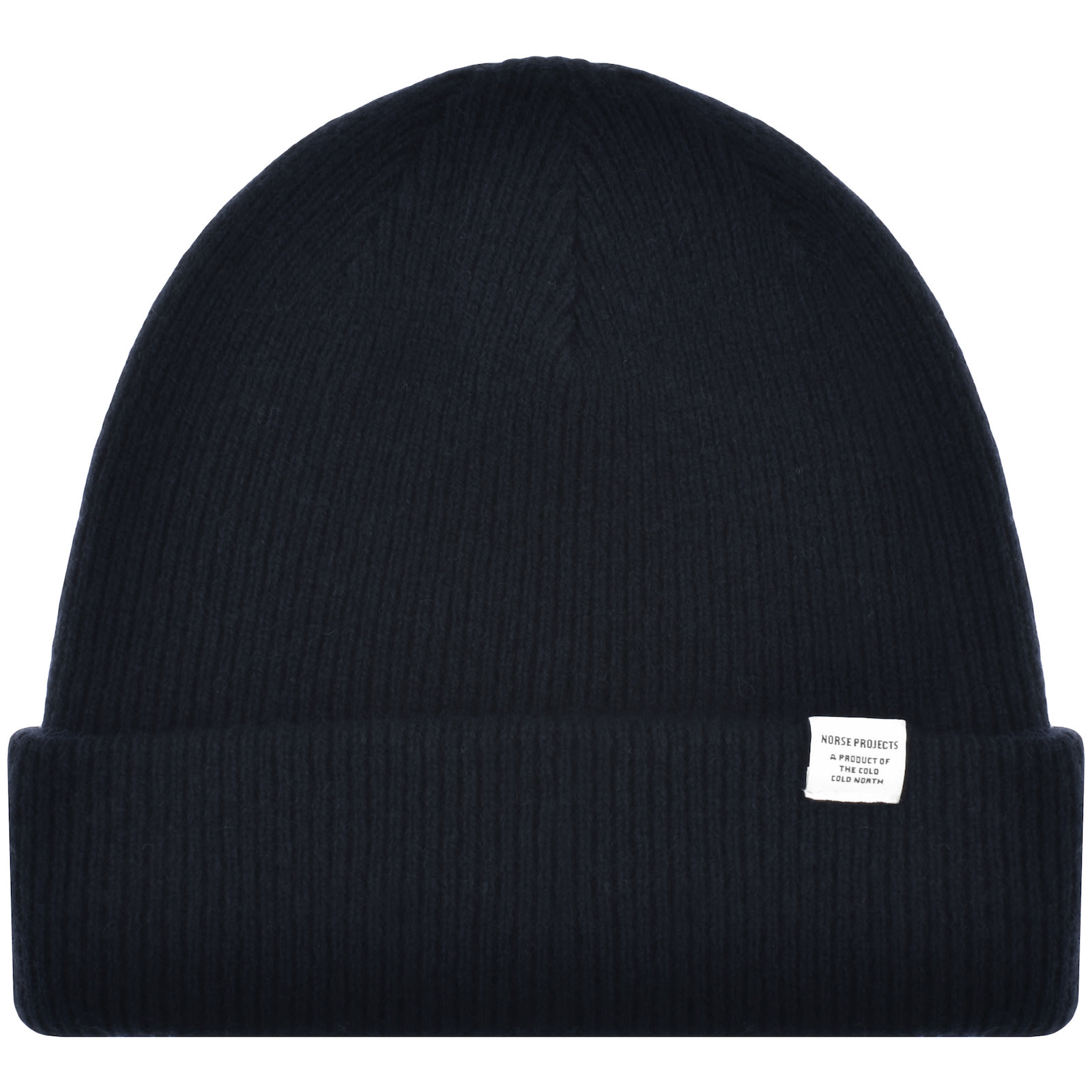 Shop Norse Projects Merino Lambswool Beanie Navy