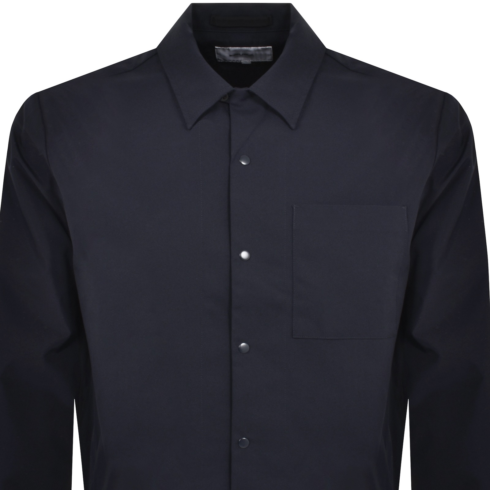 Norse Projects Carsten Solotex Twill Shirt Navy In Navy