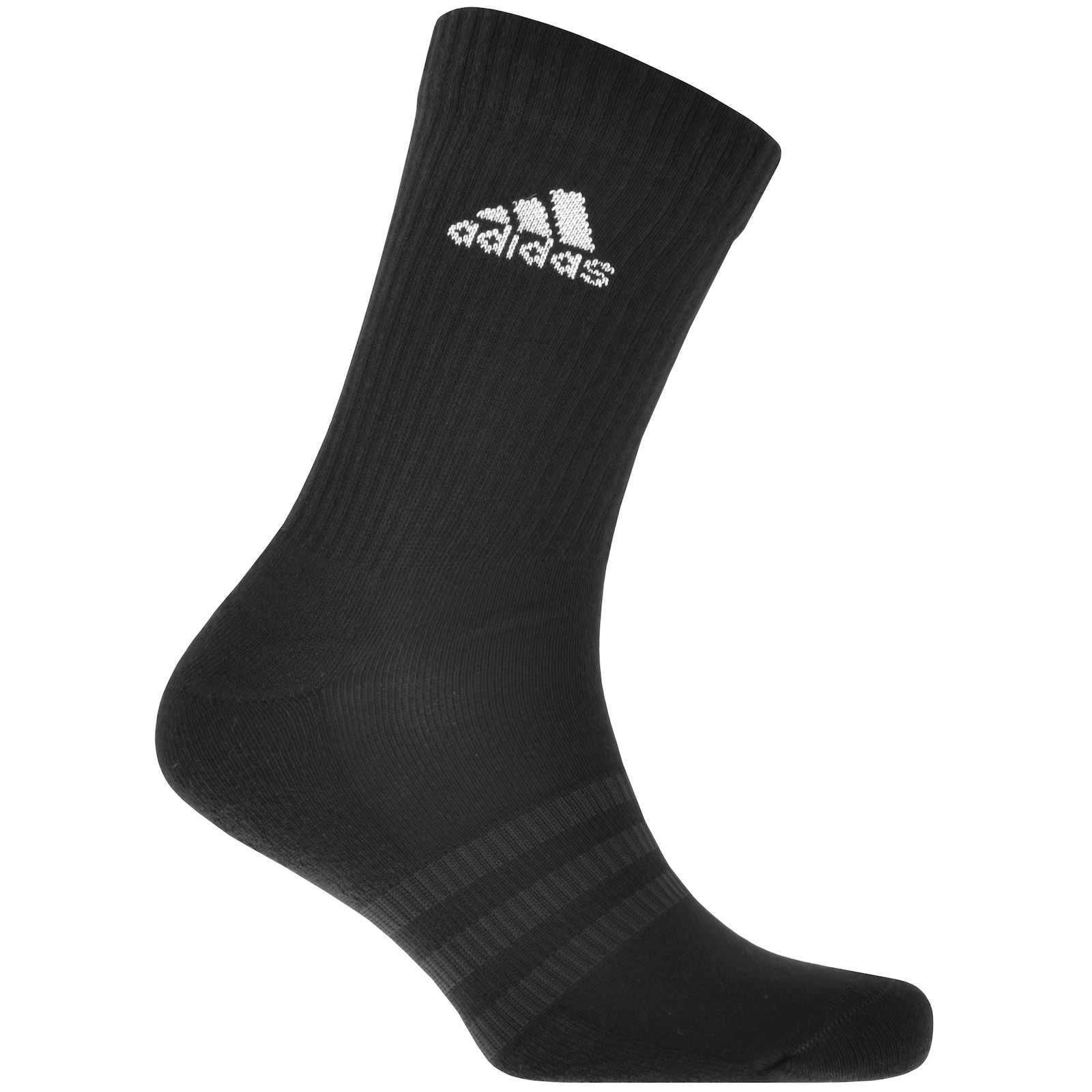 Shop Adidas Originals Adidas Six Pack Cushioned Crew Socks Black