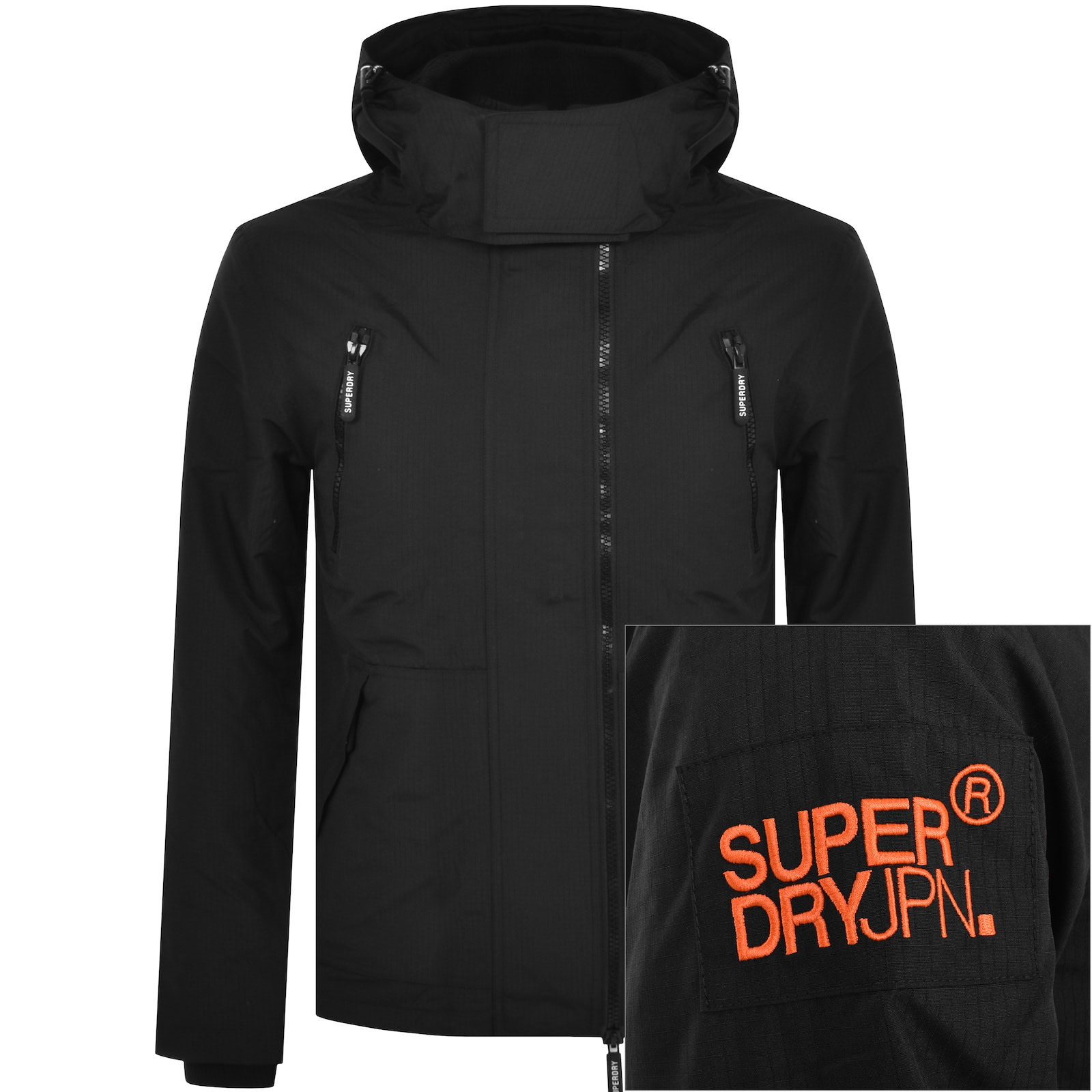 Shop Superdry Windbreaker Jacket Black