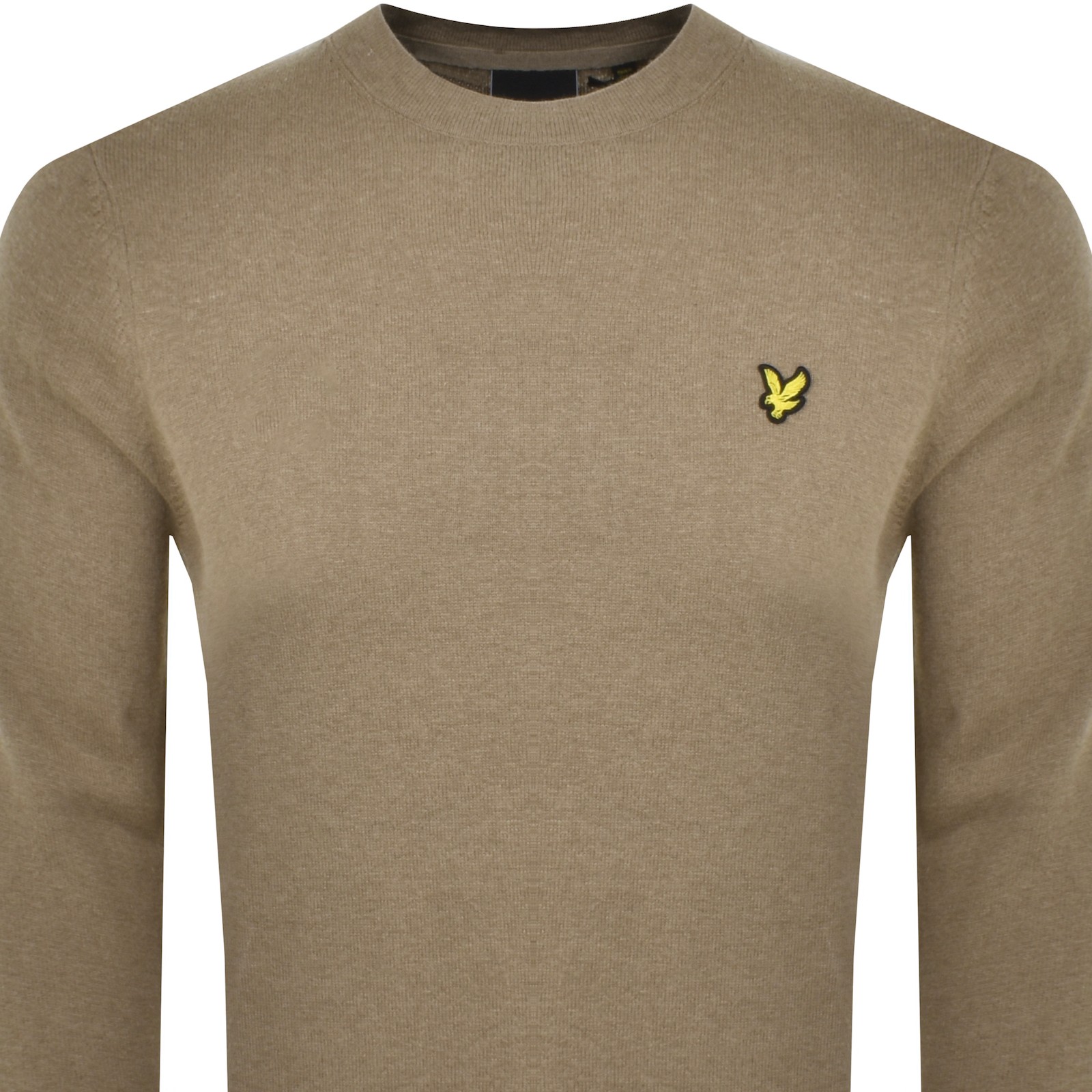 Shop Lyle & Scott Lyle And Scott Cotton Merino Jumper Green