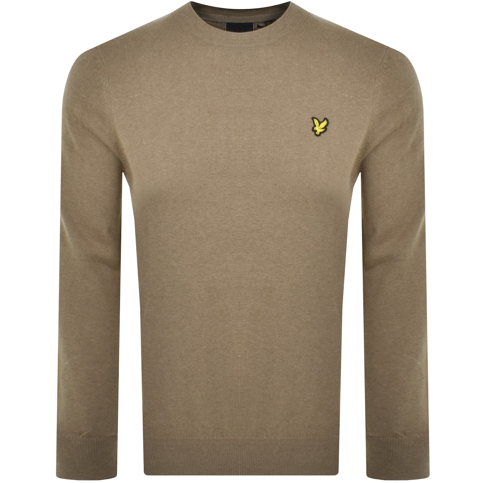 Shop Lyle & Scott Lyle And Scott Cotton Merino Jumper Green