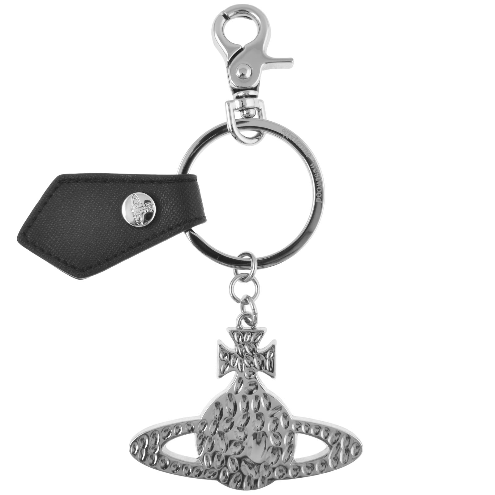 Shop Vivienne Westwood Orb Keyring In Silver