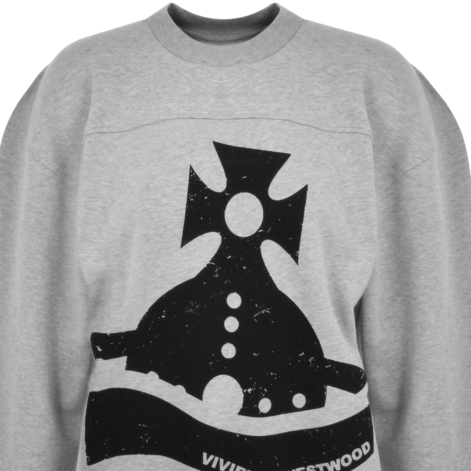 Shop Vivienne Westwood Sander Sweatshirt Grey