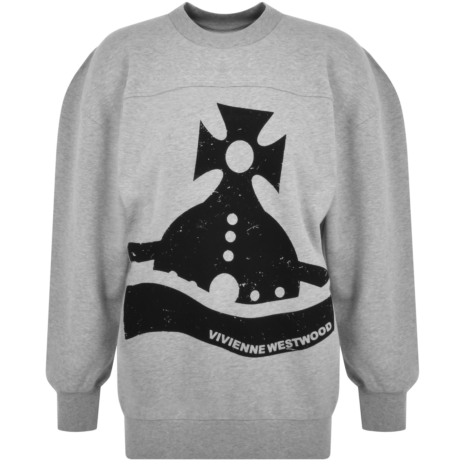 Shop Vivienne Westwood Sander Sweatshirt Grey