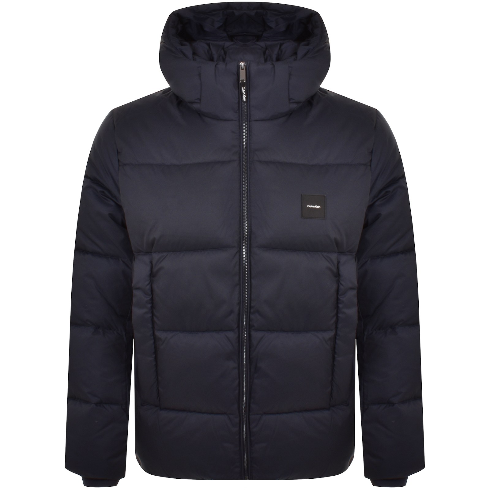 CALVIN KLEIN CALVIN KLEIN HOODED PUFFER JACKET NAVY