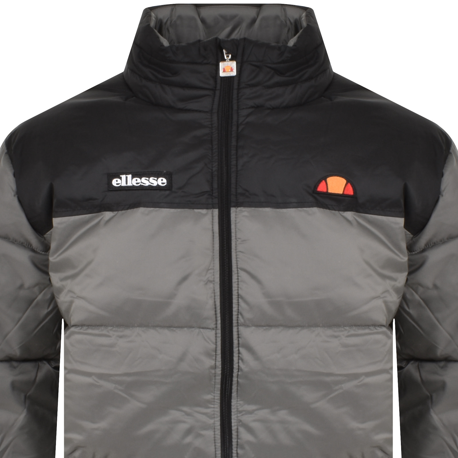 Shop Ellesse Caloroso Padded Jacket Grey