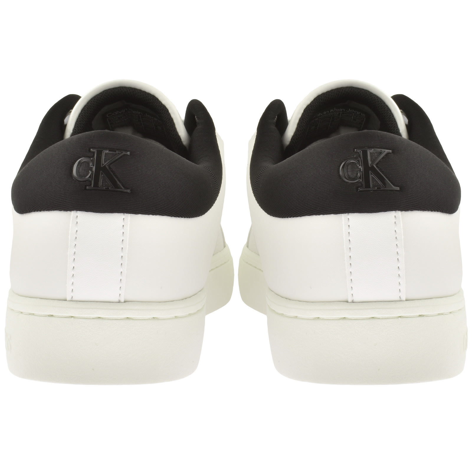 Shop Calvin Klein Jeans Classic Cupsole Trainers White