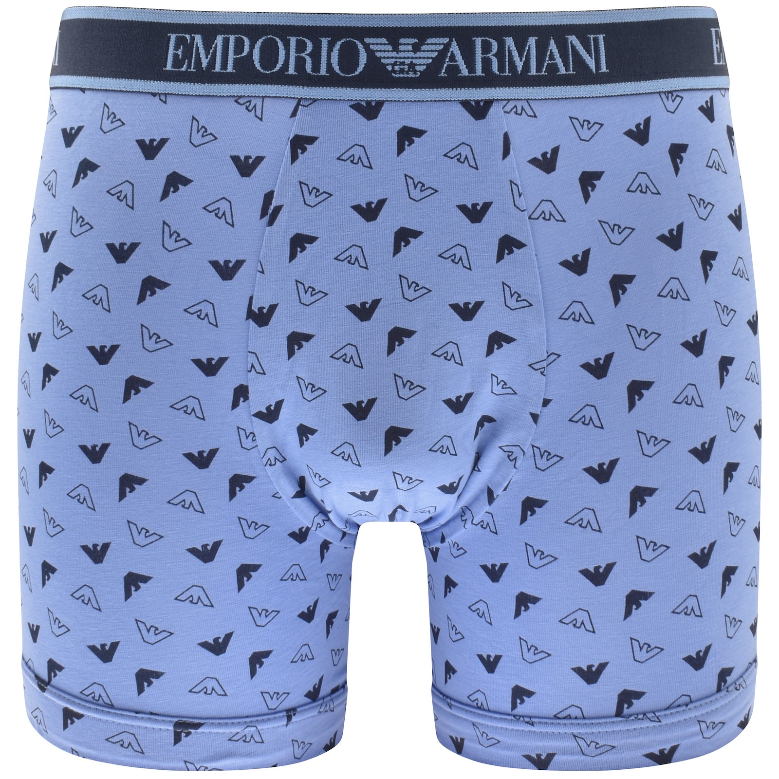 Shop Armani Collezioni Emporio Armani Underwear 3 Pack Boxers Blue