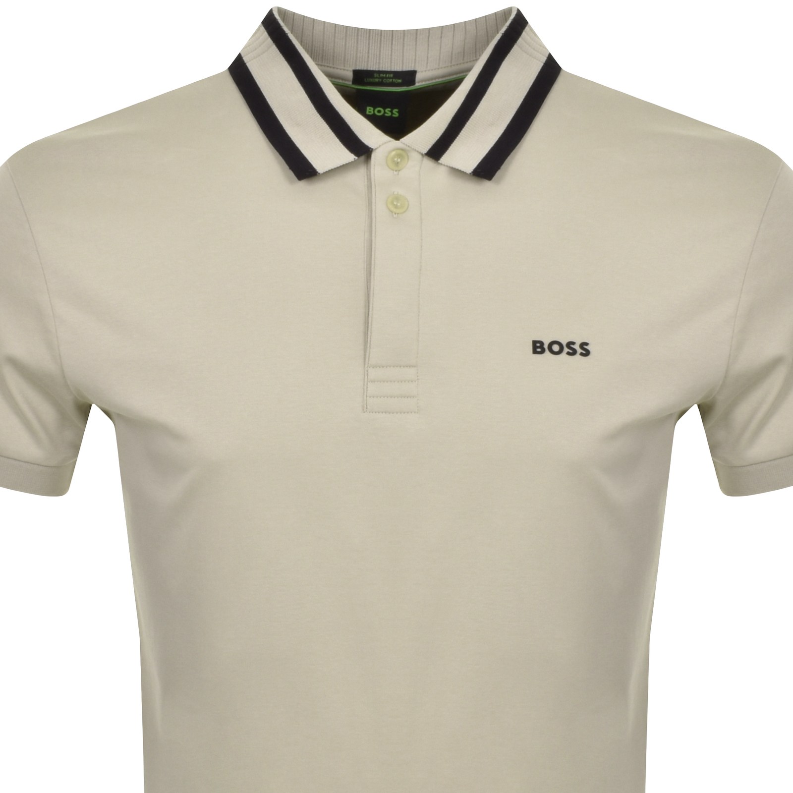 Shop Boss Athleisure Boss Paule Polo T Shirt Beige