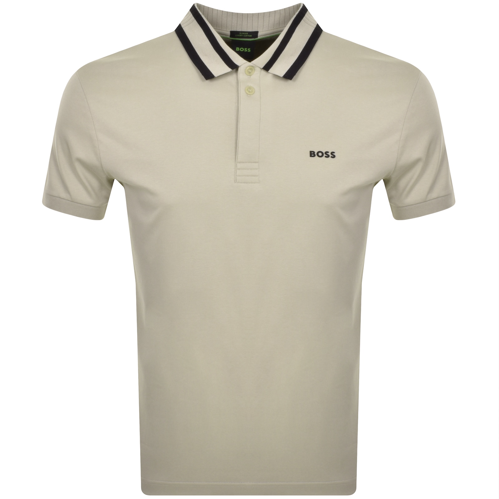 Shop Boss Athleisure Boss Paule Polo T Shirt Beige