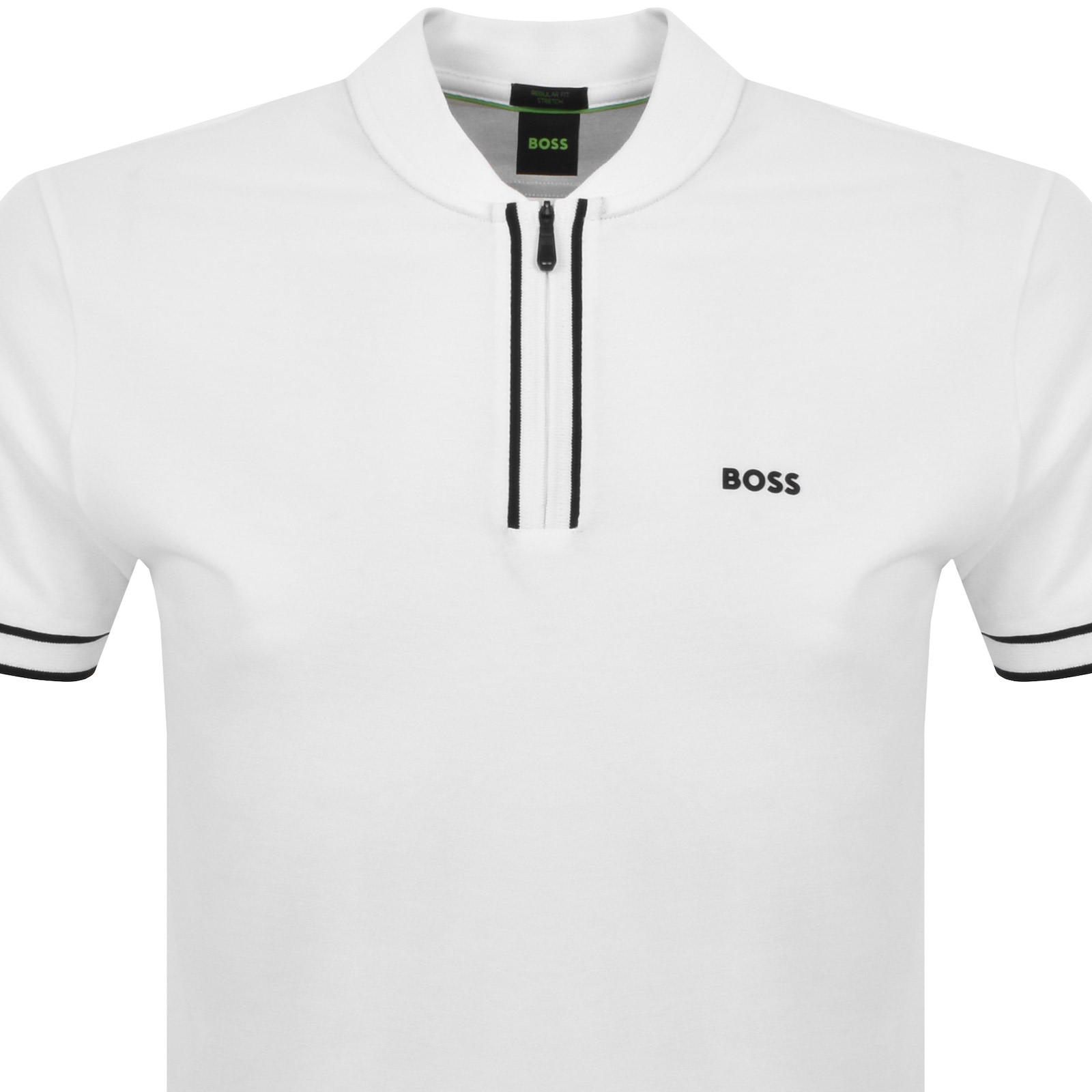 Shop Boss Athleisure Boss Pariq Polo T Shirt White