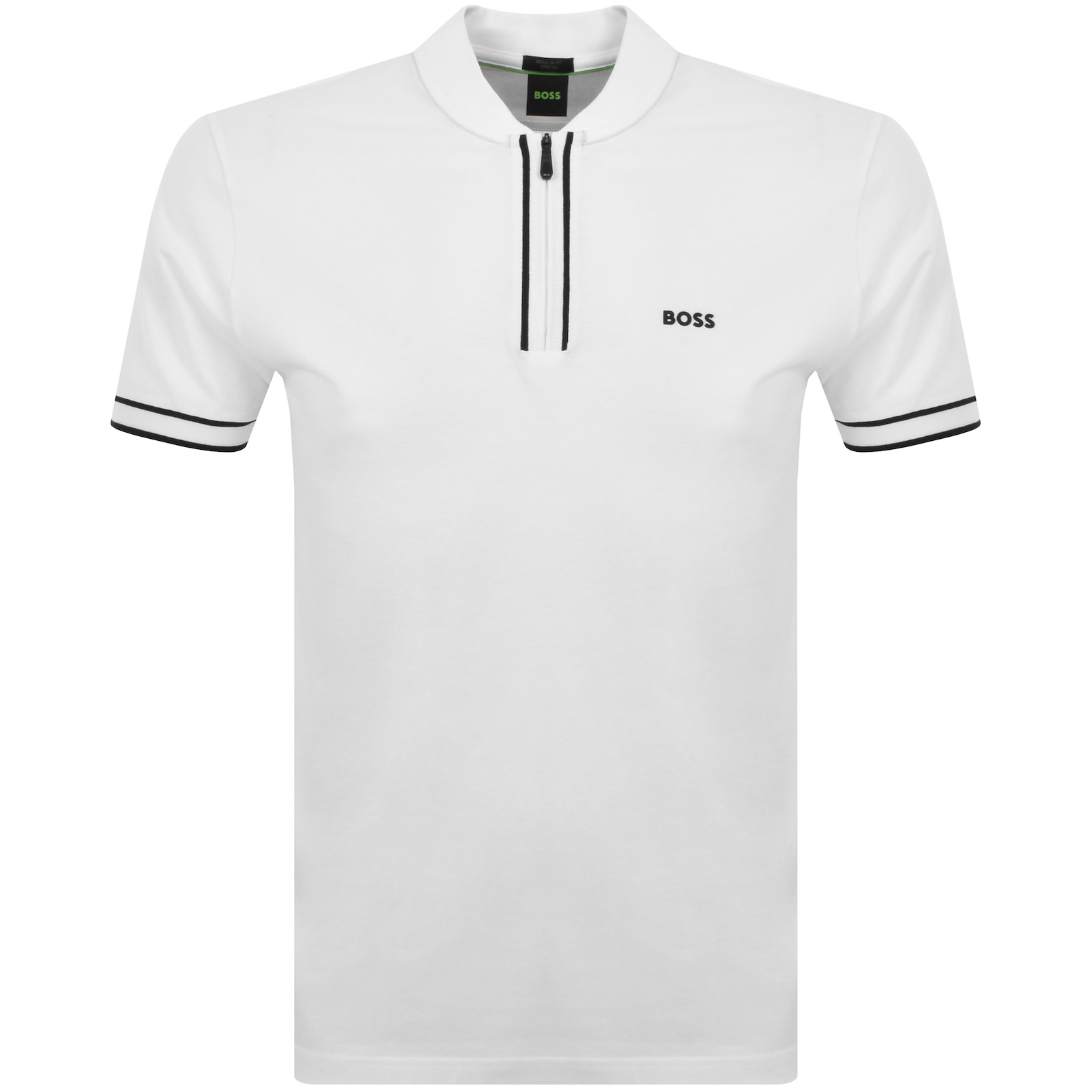 Shop Boss Athleisure Boss Pariq Polo T Shirt White