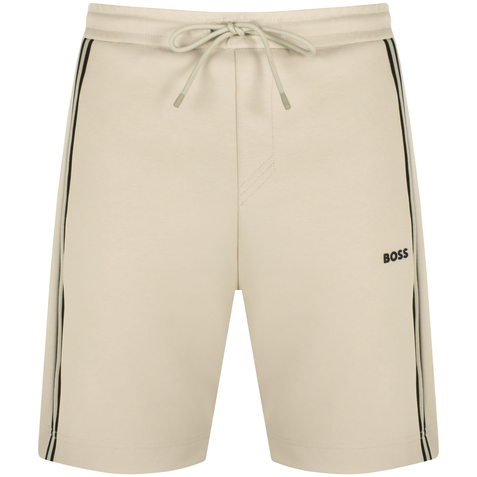 Shop Boss Athleisure Boss Headlo 1 Shorts Beige