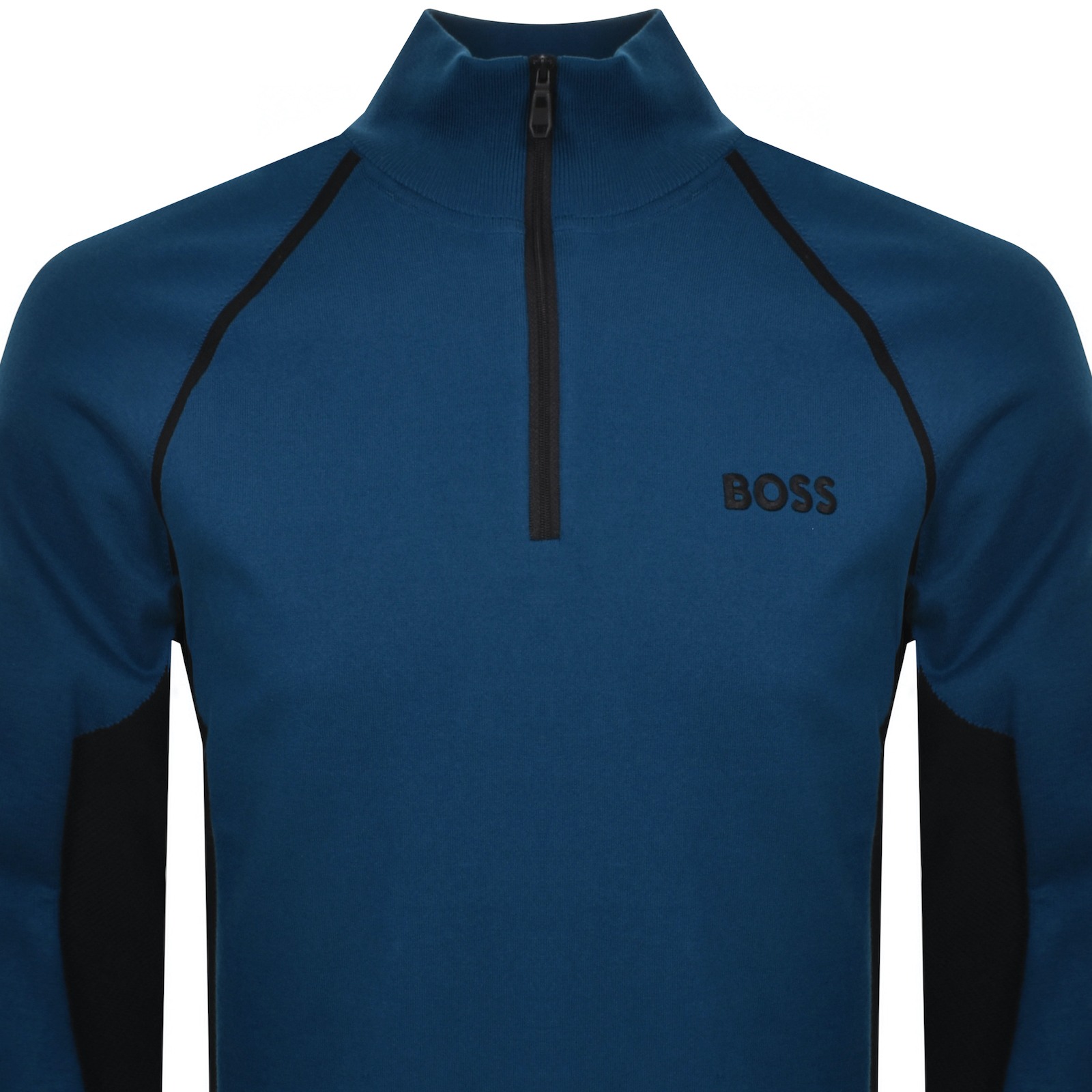 Shop Boss Athleisure Boss Hydro X Half Zip Jumper Blue