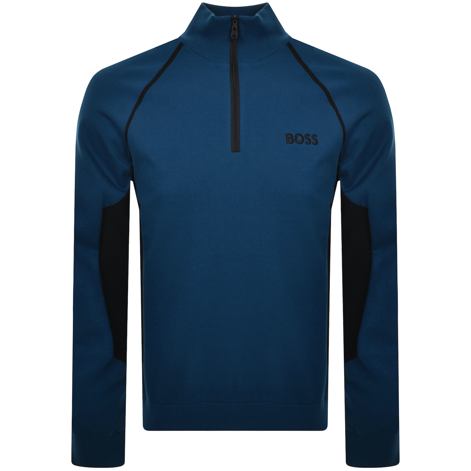 Shop Boss Athleisure Boss Hydro X Half Zip Jumper Blue