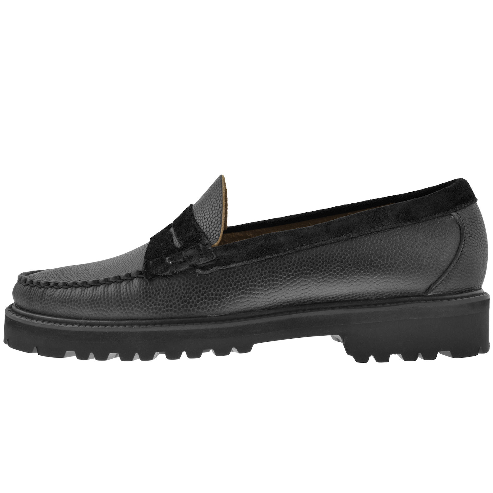 Shop Gh Bass Weejun Larson Leather Loafers Black