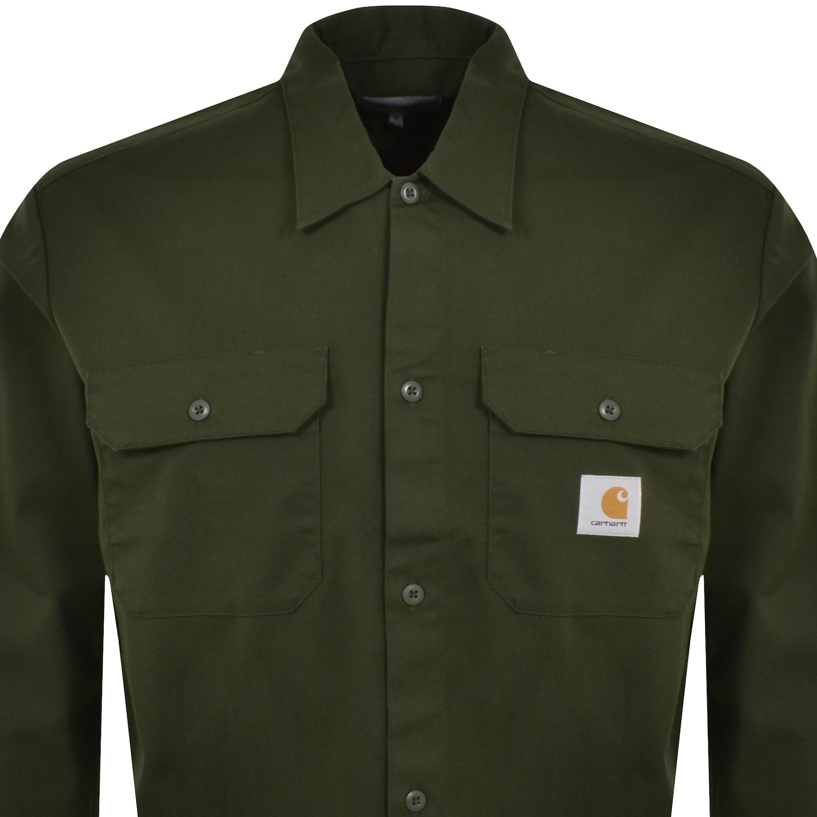 Shop Carhartt Wip Craft Long Sleeve Shirt Green