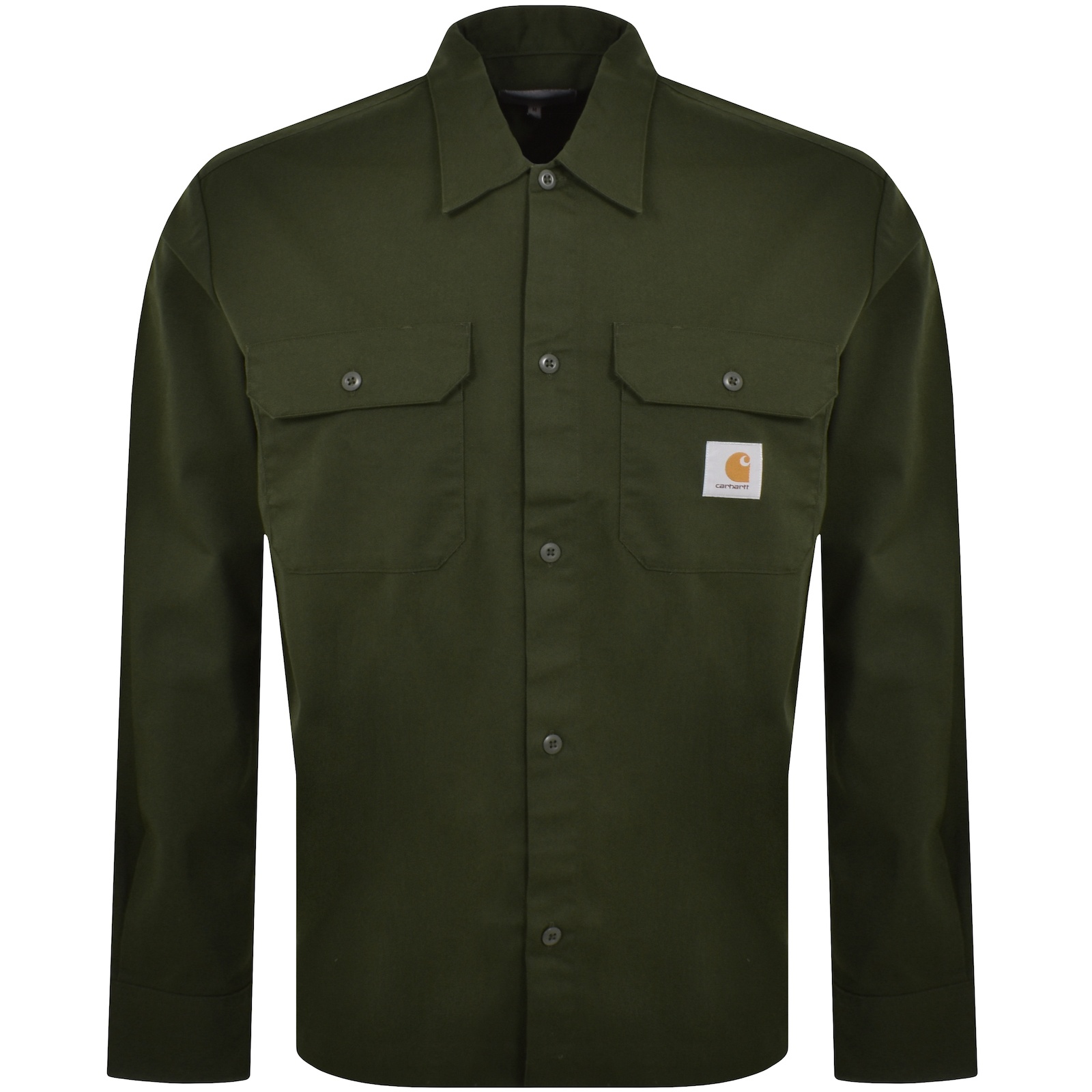 Shop Carhartt Wip Craft Long Sleeve Shirt Green