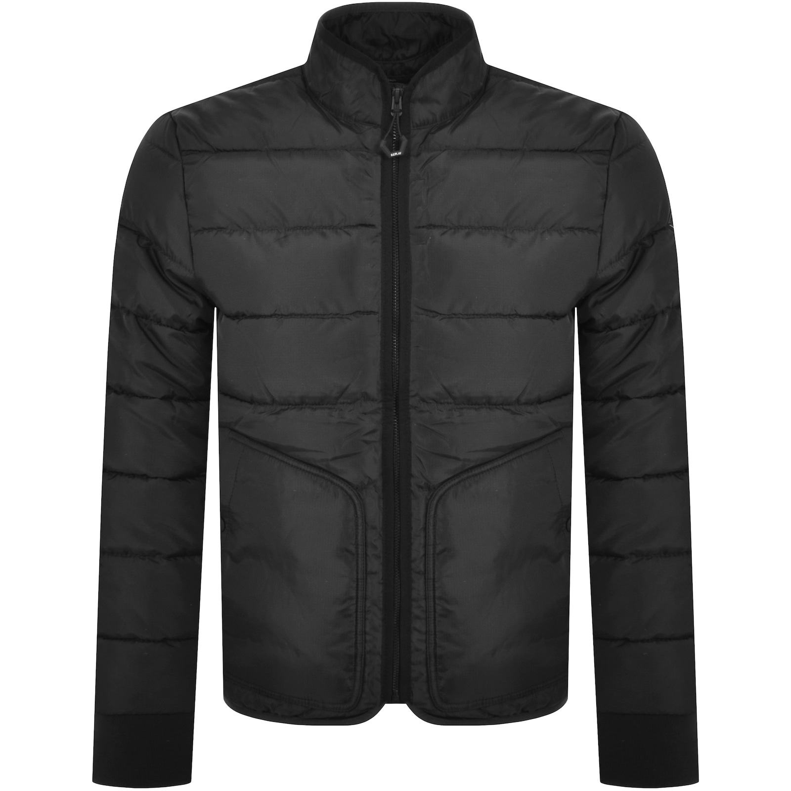 Shop Replay Padded Jacket Black