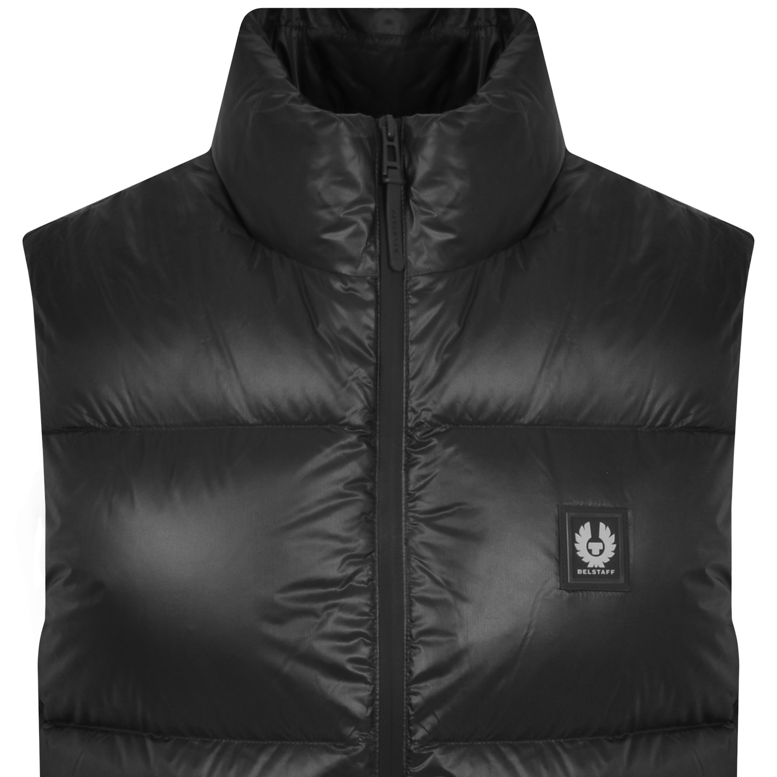 Shop Belstaff Resolve Padded Gilet Black