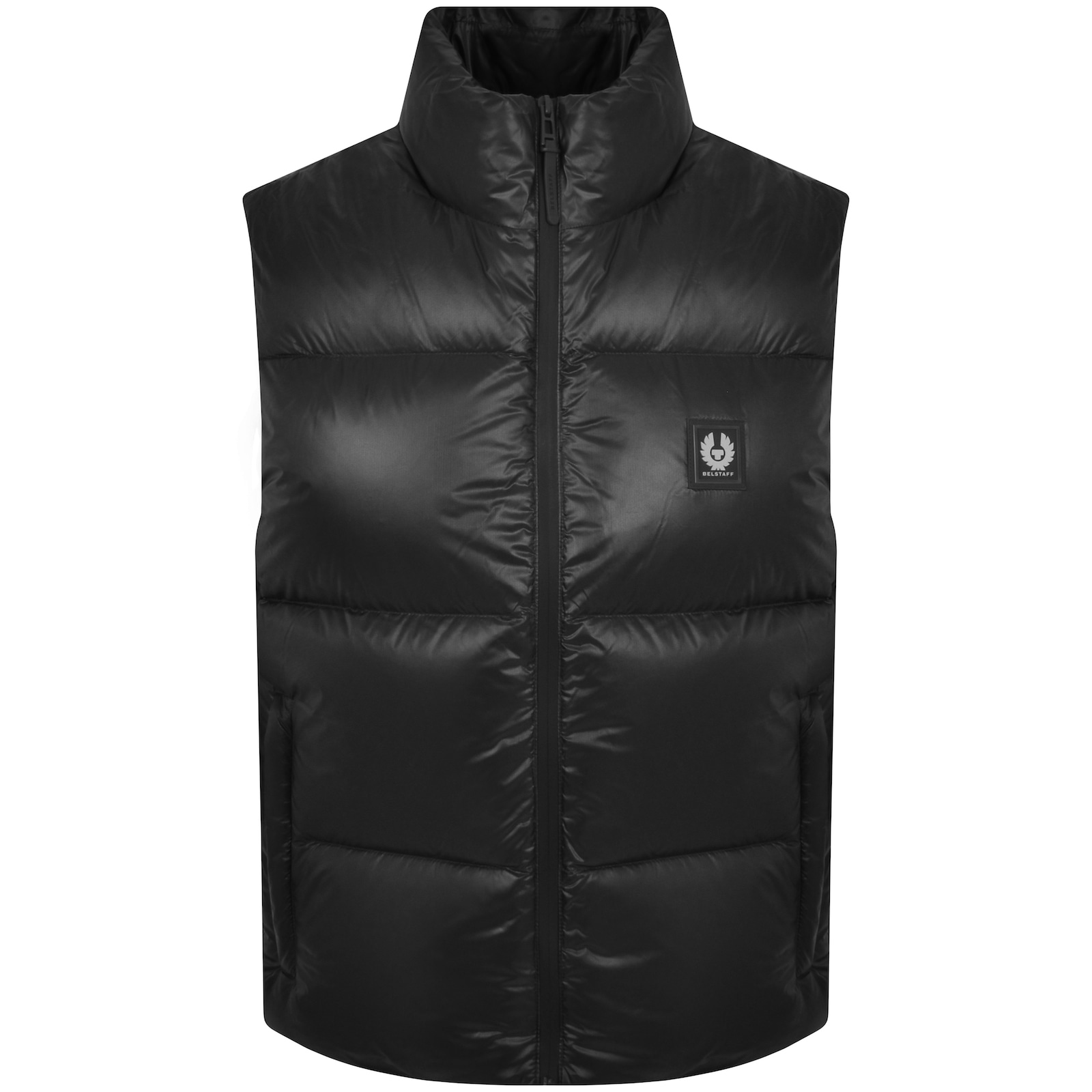 Shop Belstaff Resolve Padded Gilet Black