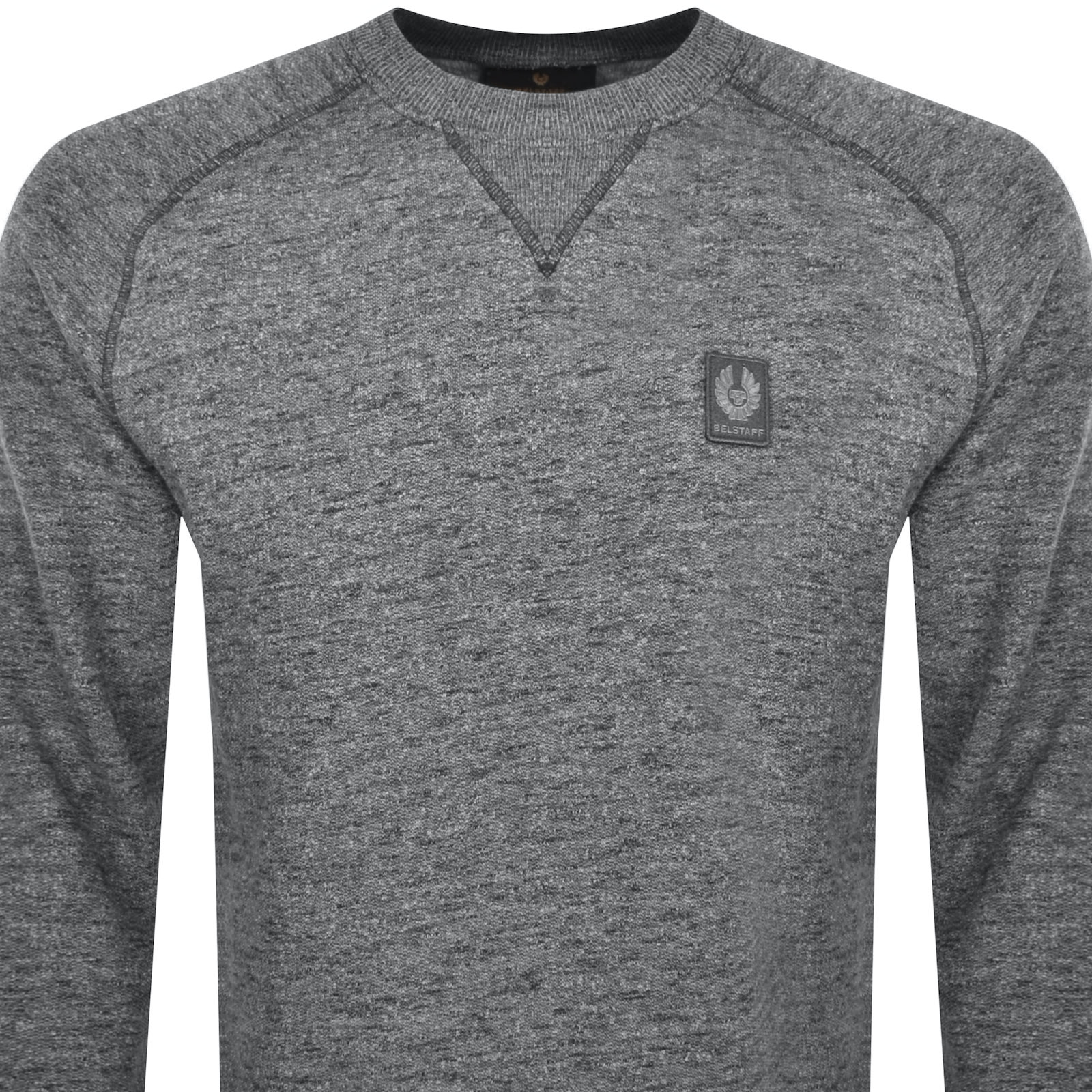 Shop Belstaff Assembly Crewneck Sweatshirt Grey