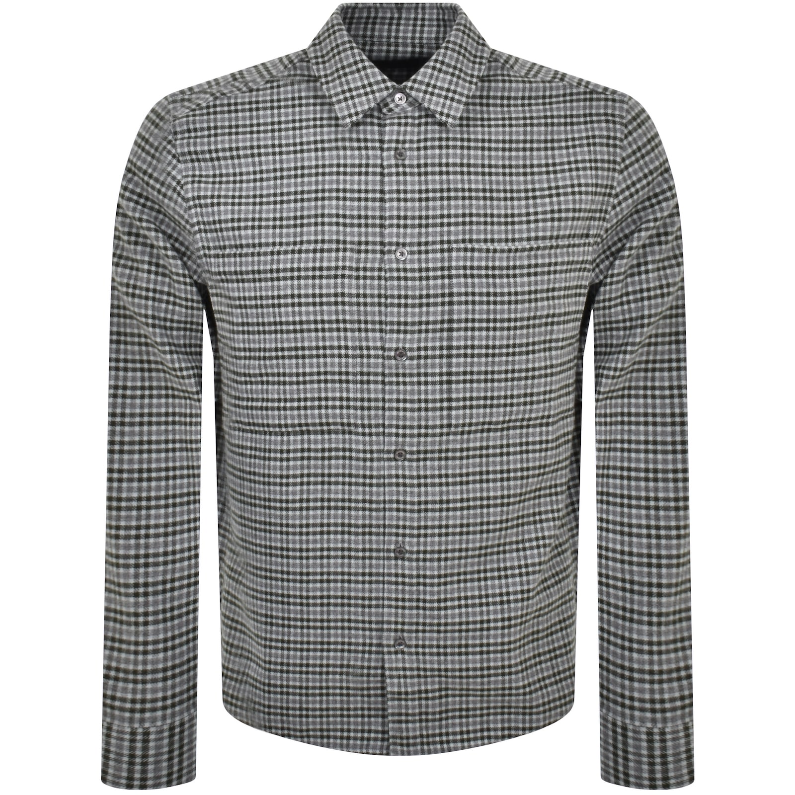 Shop Belstaff Foundry Relaxed Fit Shirt Grey