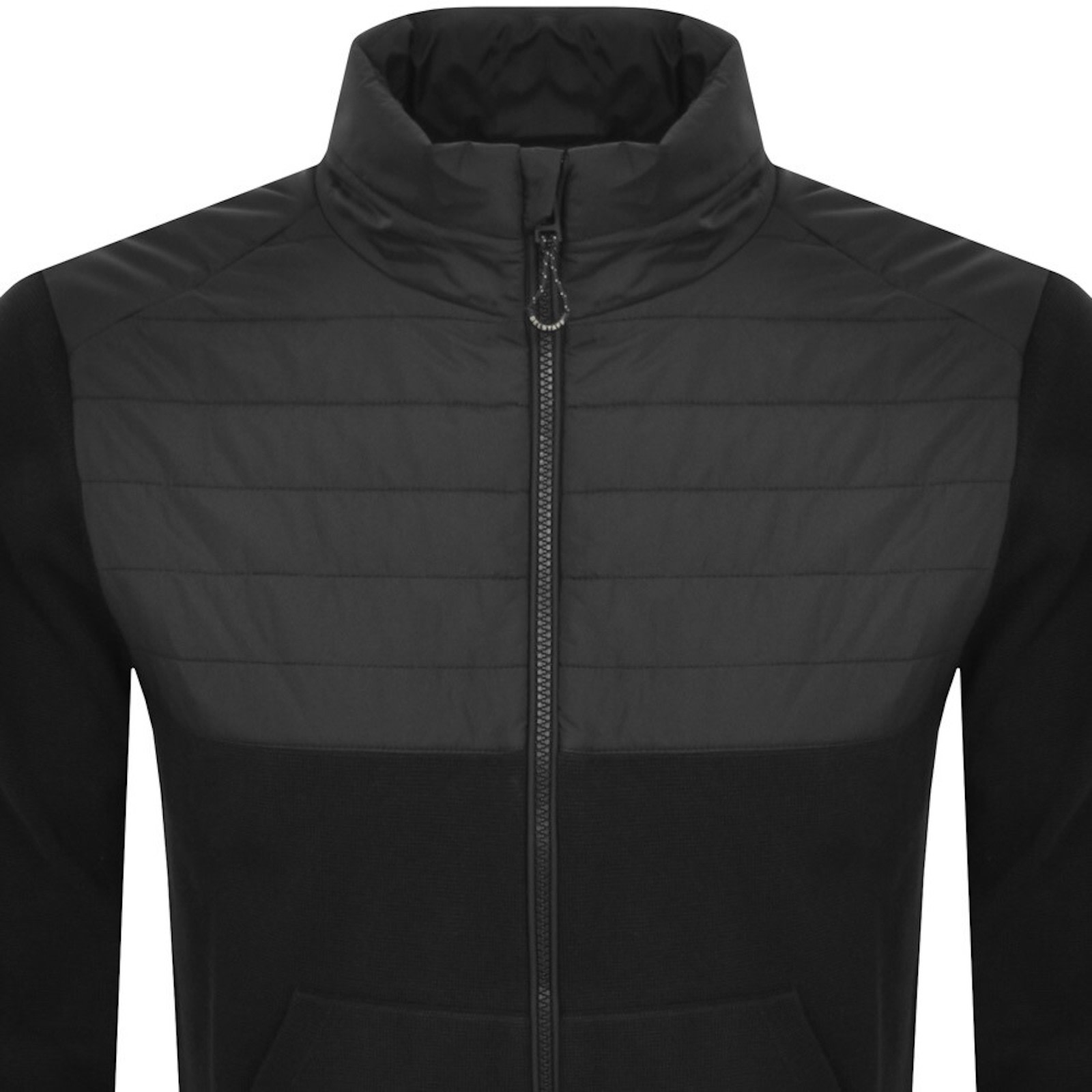 Shop Belstaff Venture Full Zip Cardigan Black