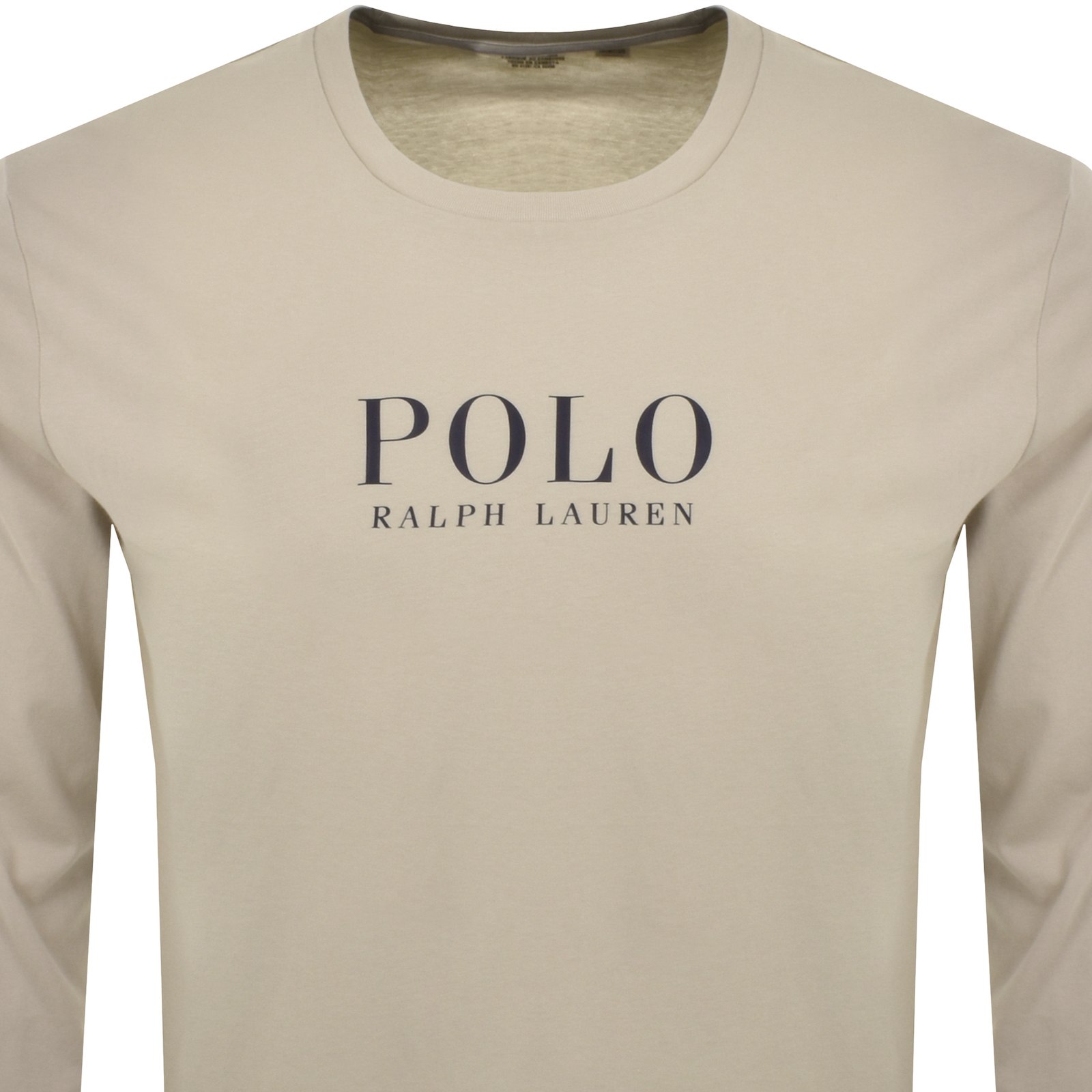 Shop Ralph Lauren Lounge Long Sleeve T Shirt Grey