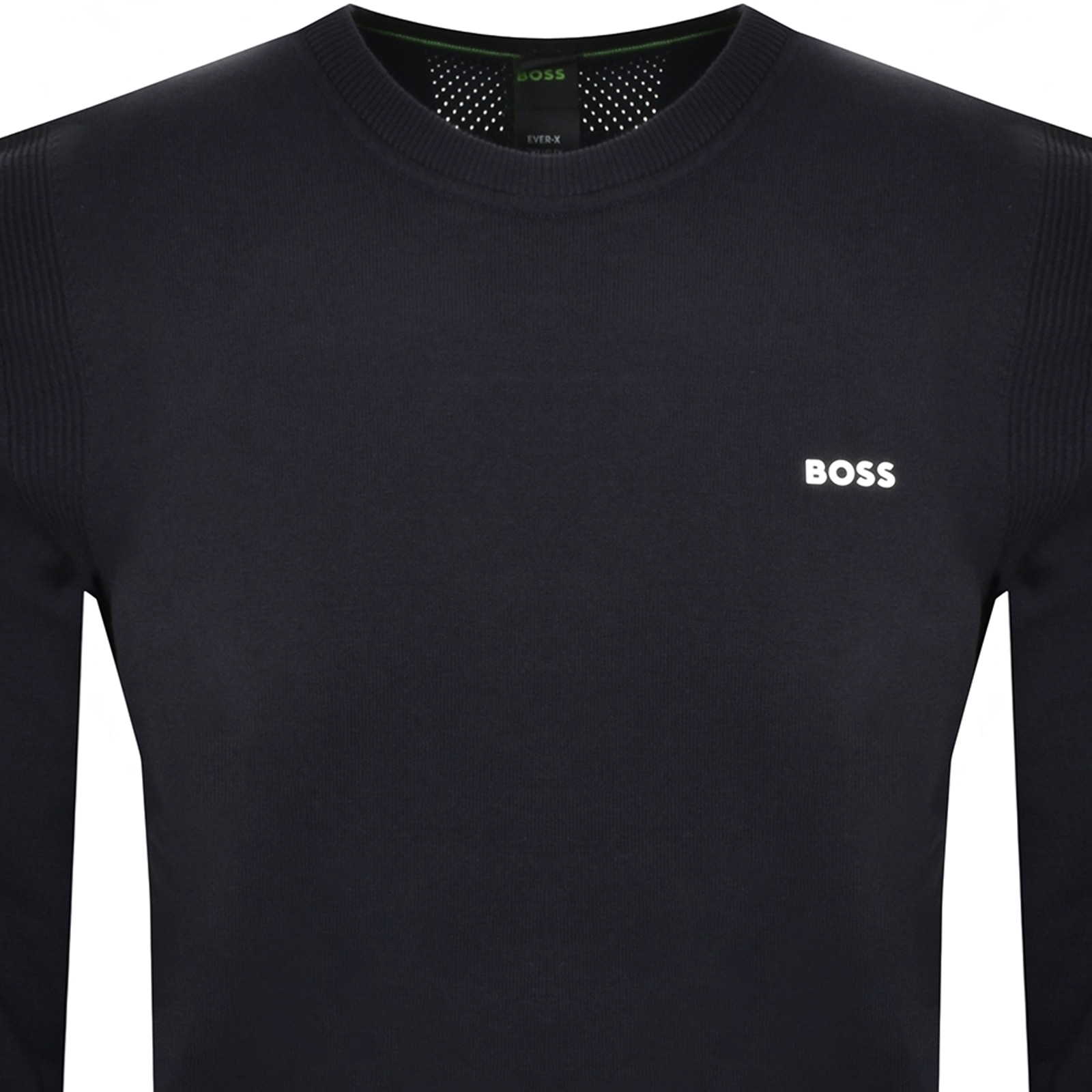 Shop Boss Athleisure Boss Ever X Knit Jumper Navy