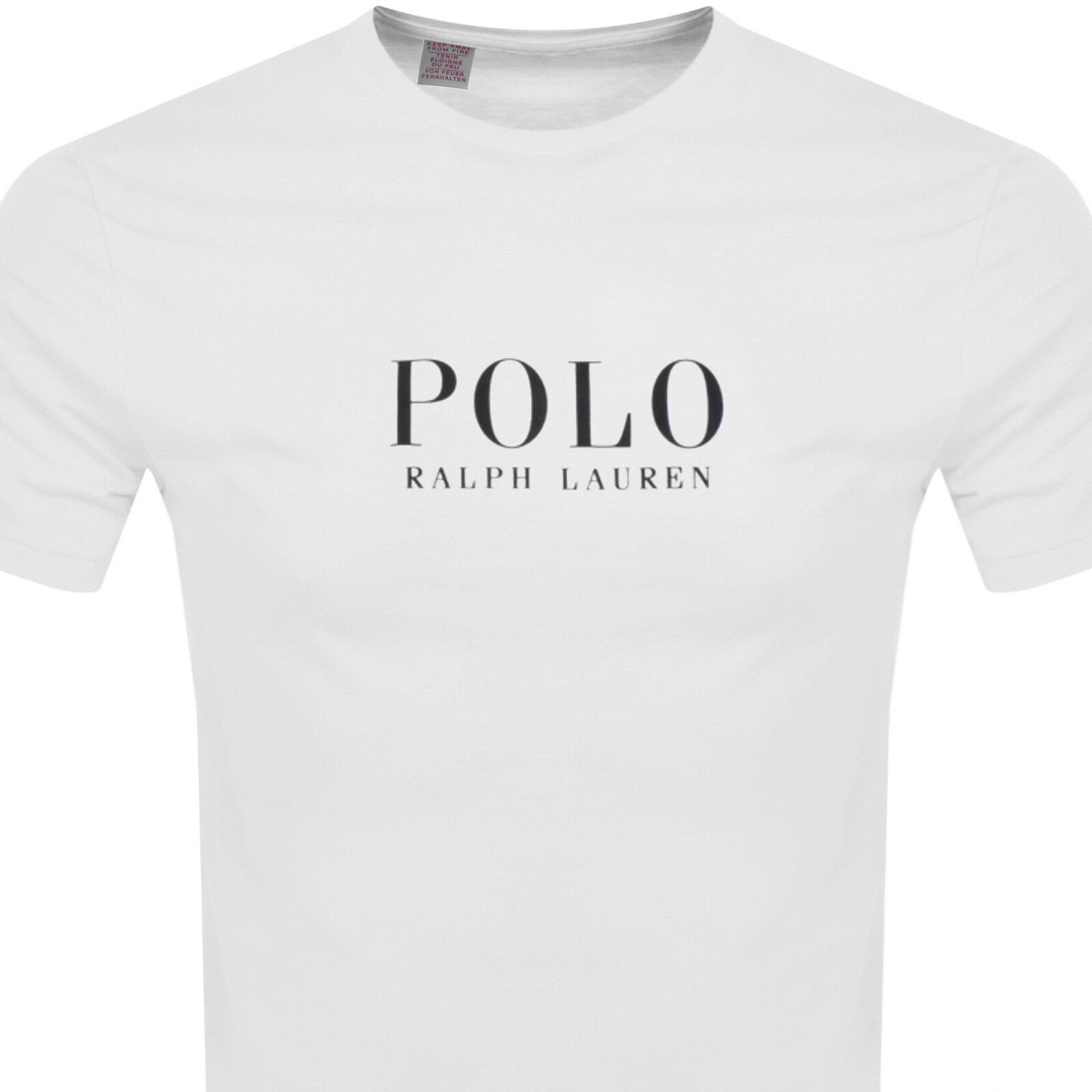 Shop Ralph Lauren Logo Crew Neck T Shirt White