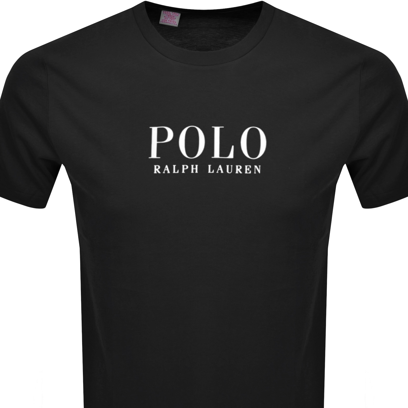 Shop Ralph Lauren Logo Crew Neck T Shirt Black