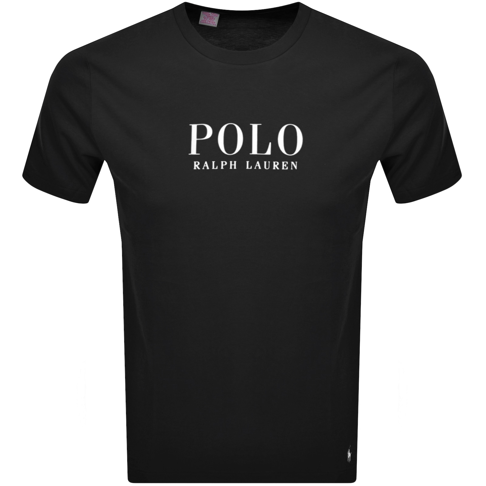 Shop Ralph Lauren Logo Crew Neck T Shirt Black