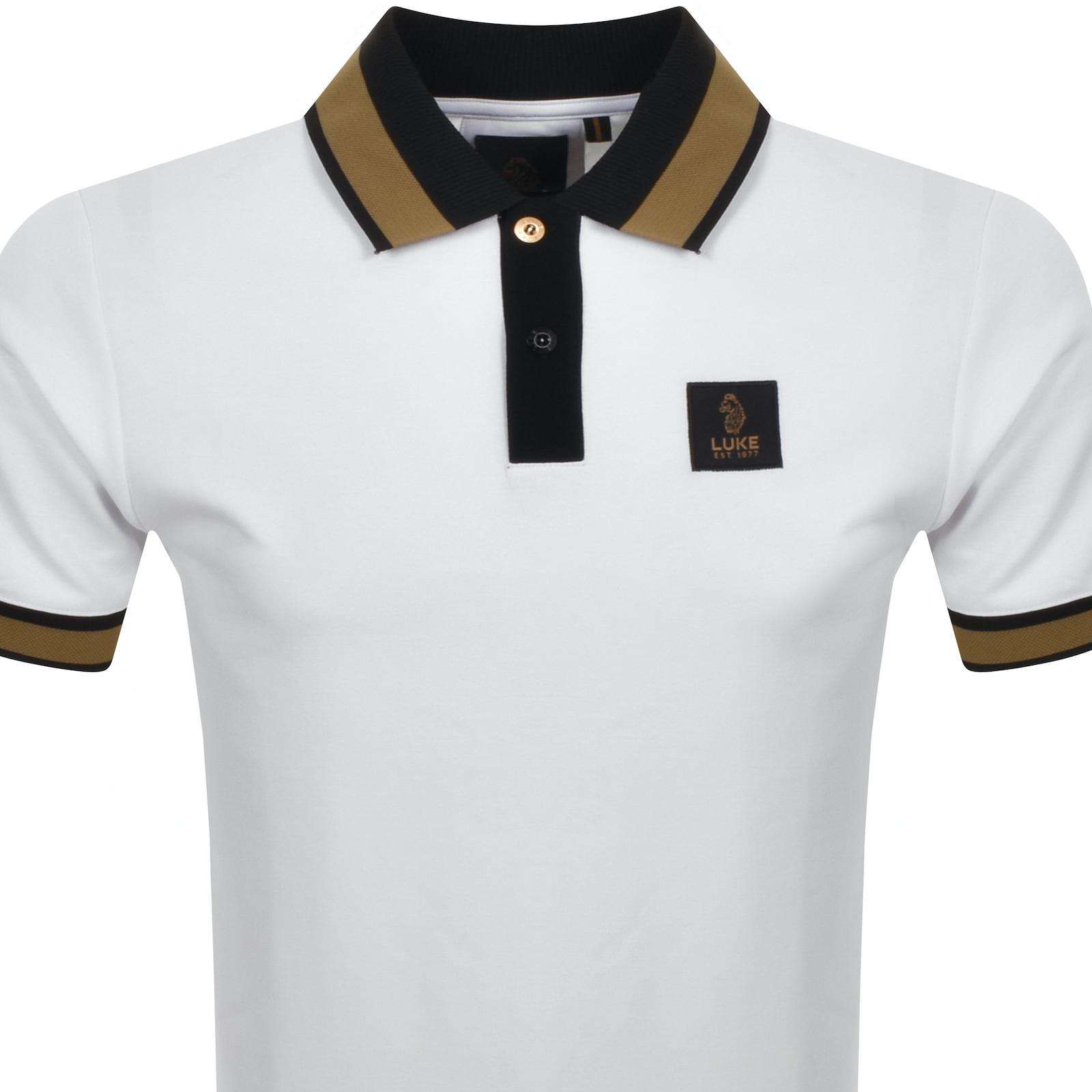 Shop Luke 1977 Makati Polo T Shirt White