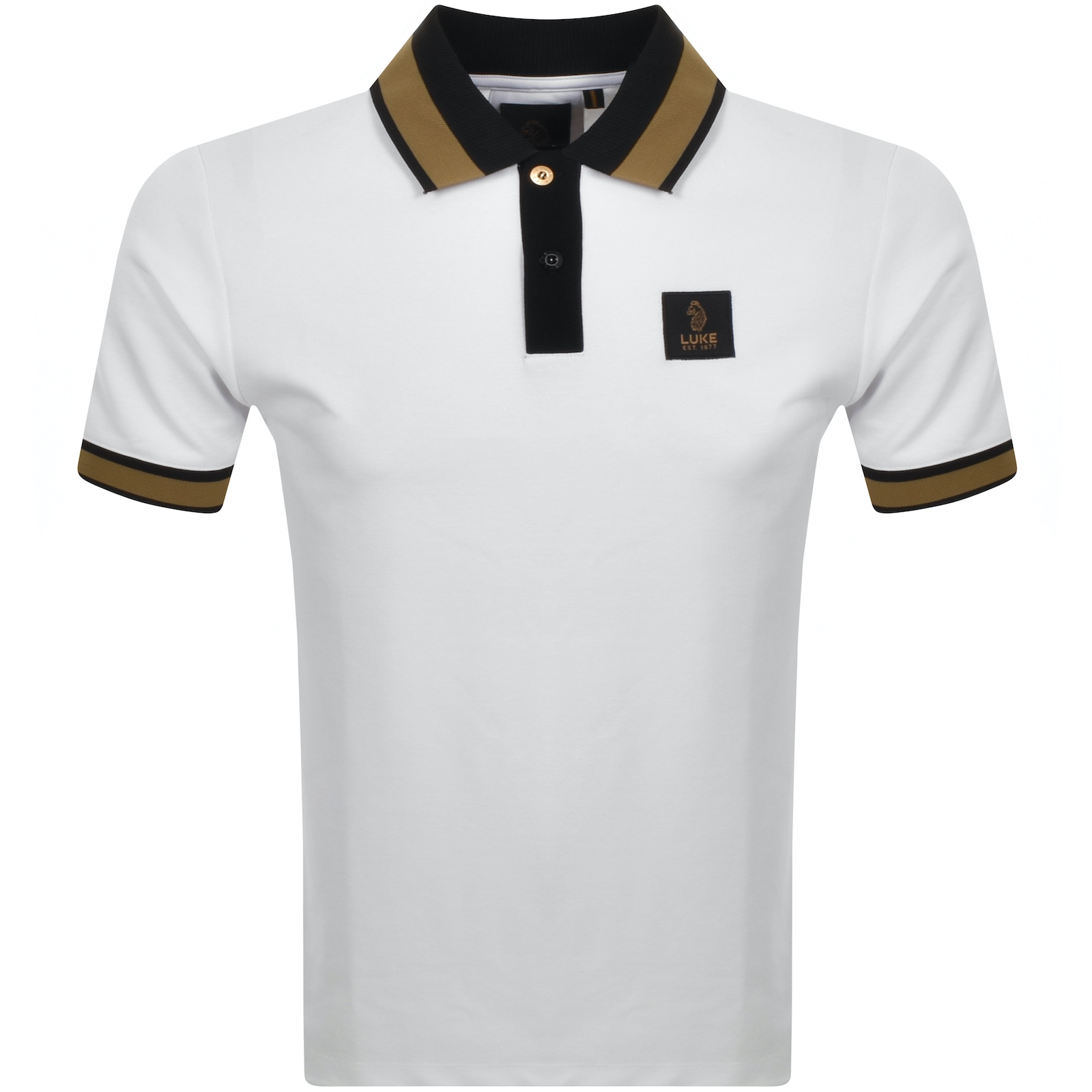 Shop Luke 1977 Makati Polo T Shirt White