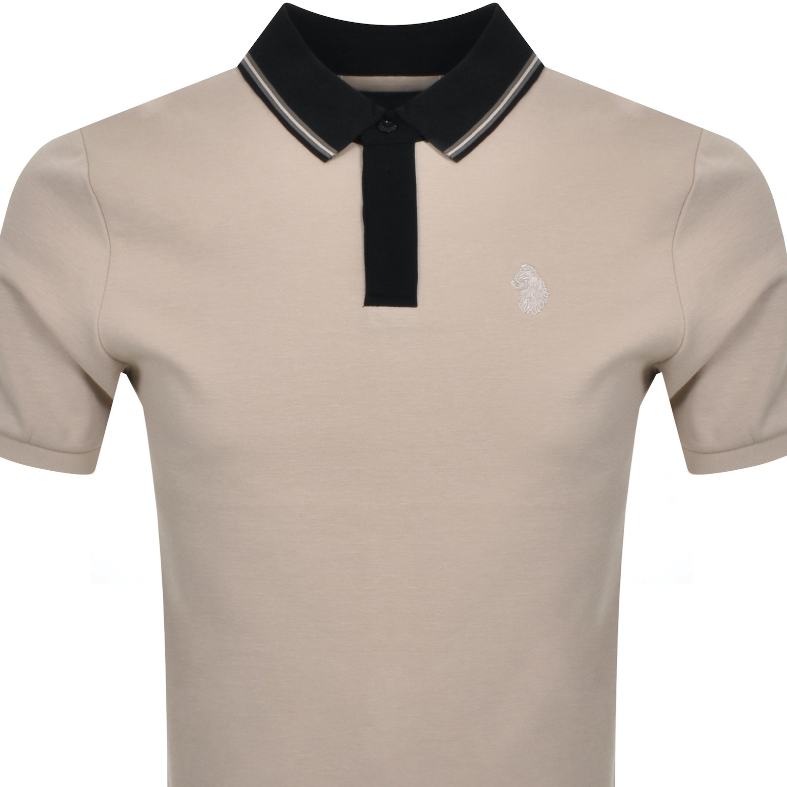 Shop Luke 1977 Leo Polo T Shirt Beige