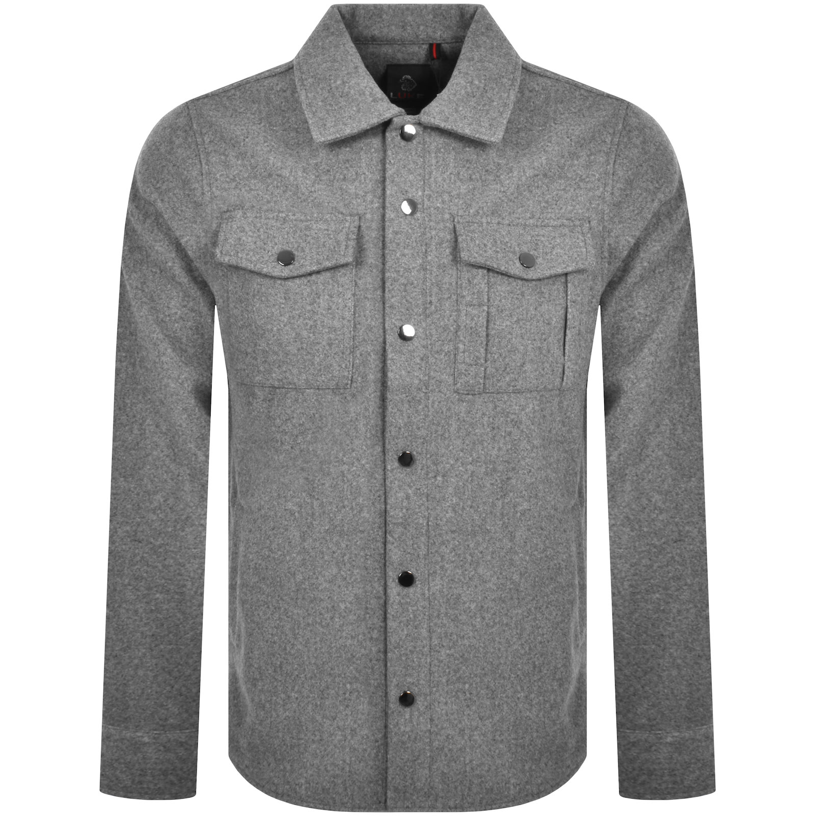 LUKE 1977 LUKE 1977 WARDON OVERSHIRT GREY