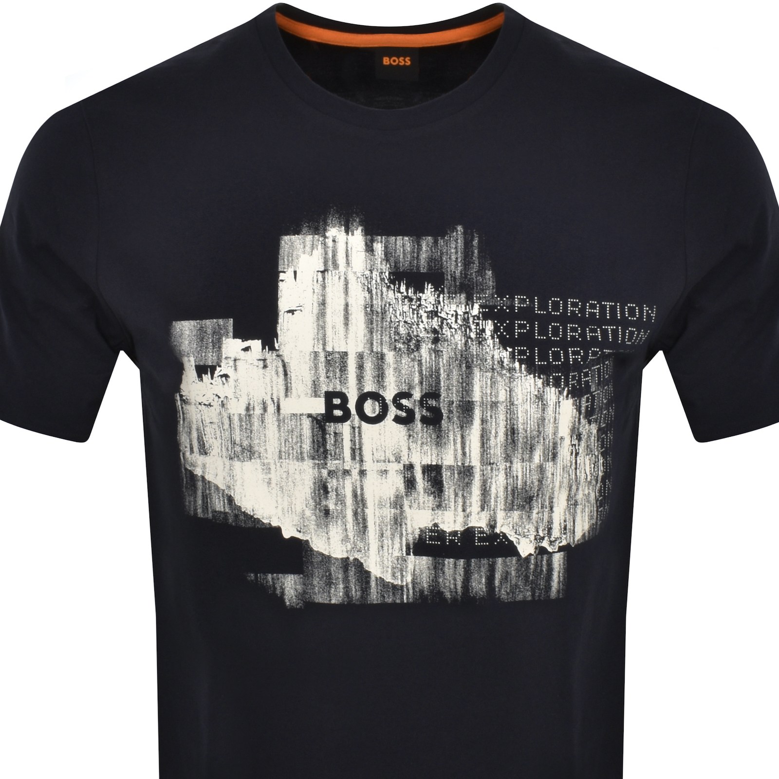 Shop Boss Casual Boss Te Alien T Shirt Navy