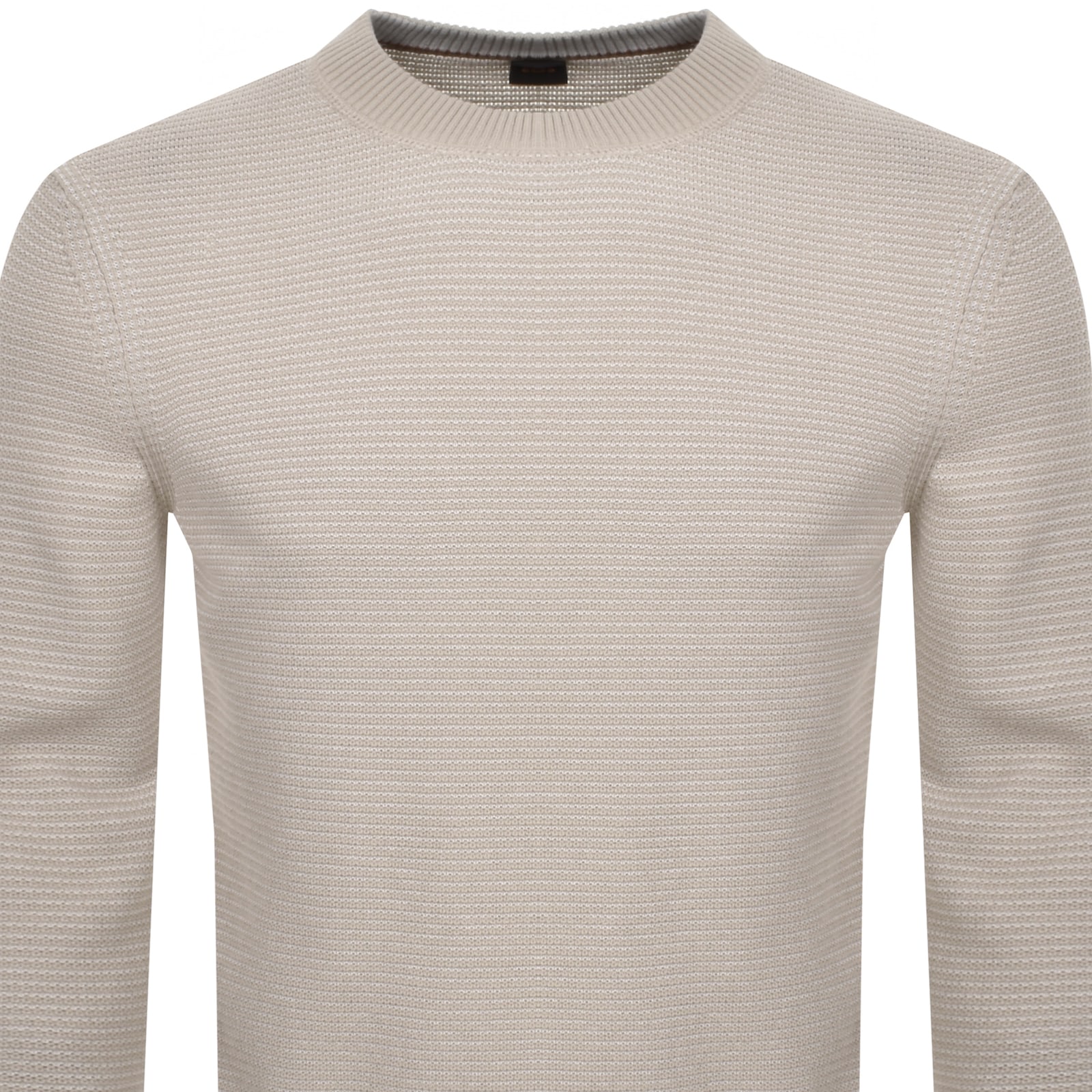 Boss Casual Boss Amercury Knit Jumper Beige In Beige